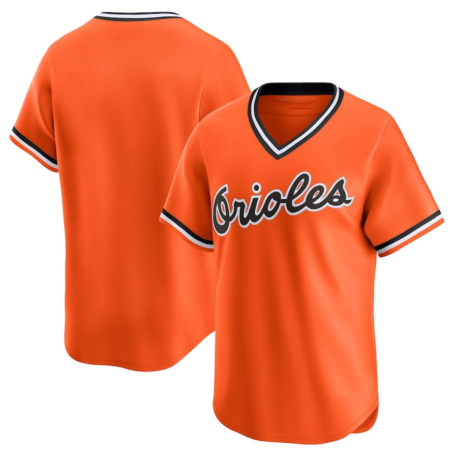 Baltimore Orioles ooperstown Collection Limited Jersey - Orange Stitched Baseball Jersey - Main View