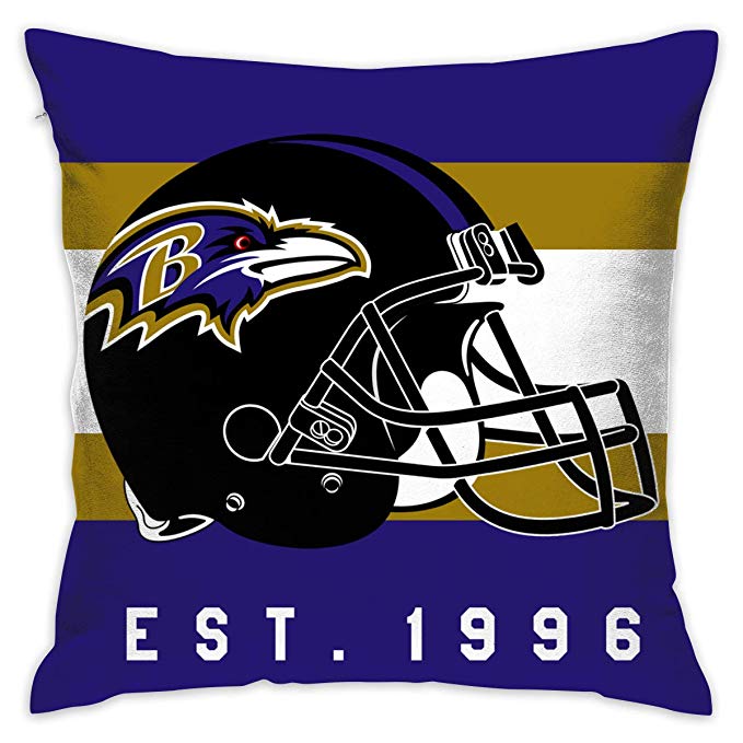 Football jerseys Design Personalized Pillowcase B.Raven Decorative Throw Pillow Covers - Main View