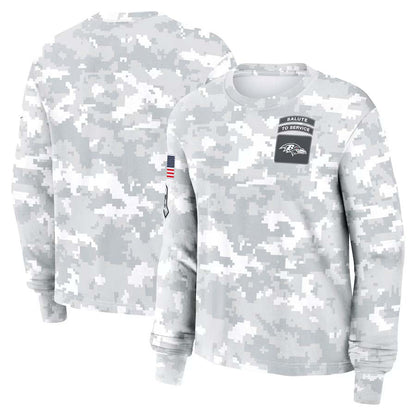 B.Ravens 2024 Salute To Service Club Pullover Cheap sale Birthday and Christmas gifts Stitched American Football Jerseys - Main View
