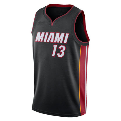 M.Heat #13 Bam Adebayo  2021-22 Swingman Jersey Icon Edition Black Stitched American Basketball Jersey view 2