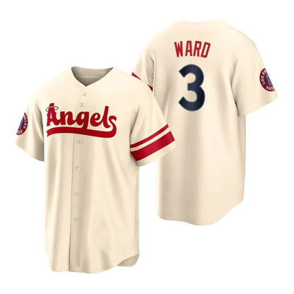Baseball Jerseys Los Angeles Angels #3 Taylor Ward Cream Stitched 2022 City Connect Jersey Men Youth Women - Main View