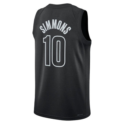 B.Nets #10 Ben Simmons Jordan Brand 2022-23 Statement Edition Swingman Jersey Stitched American Basketball Jersey - Main View