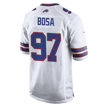 B.Bills #97 Joey Bosa White Game Stitched American Football Jerseys - Main View