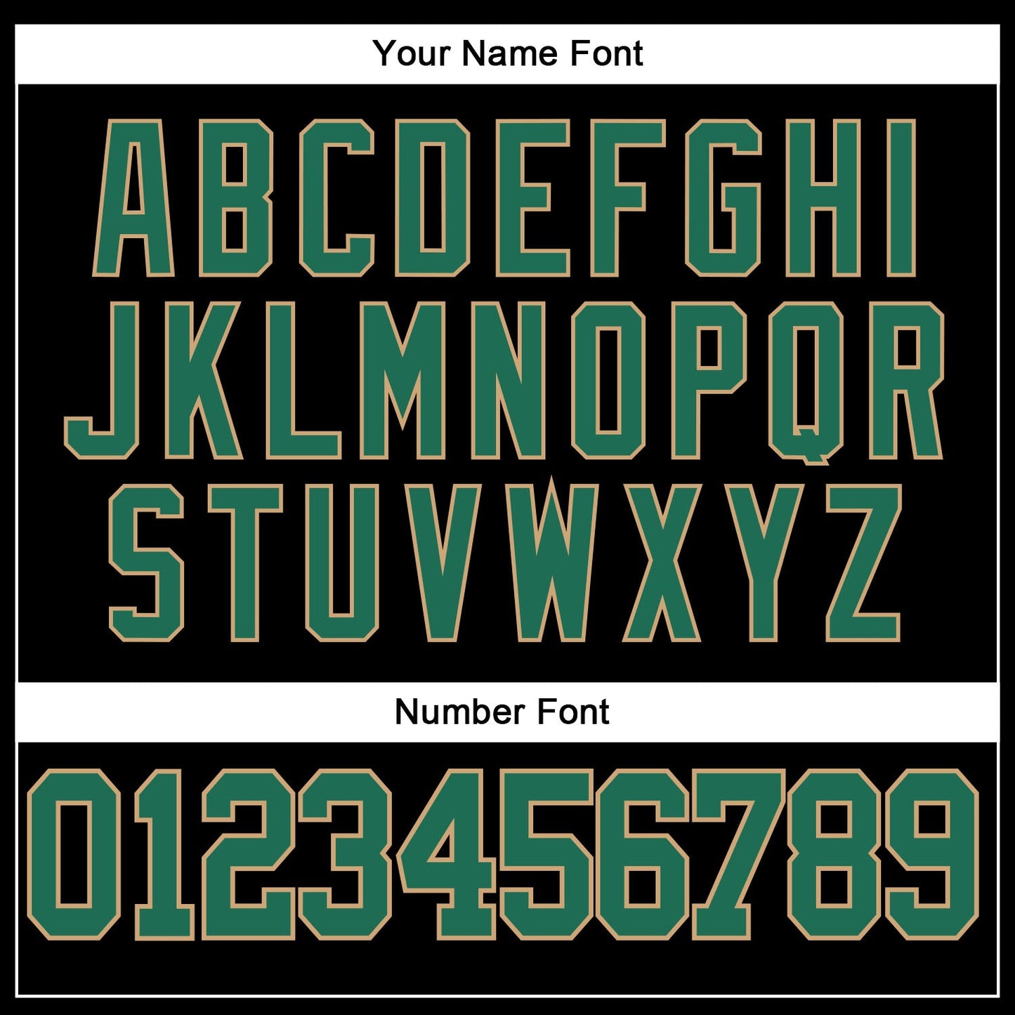 Custom Black Kelly Green-Old Gold Authentic Throwback Basketball Jersey view 4