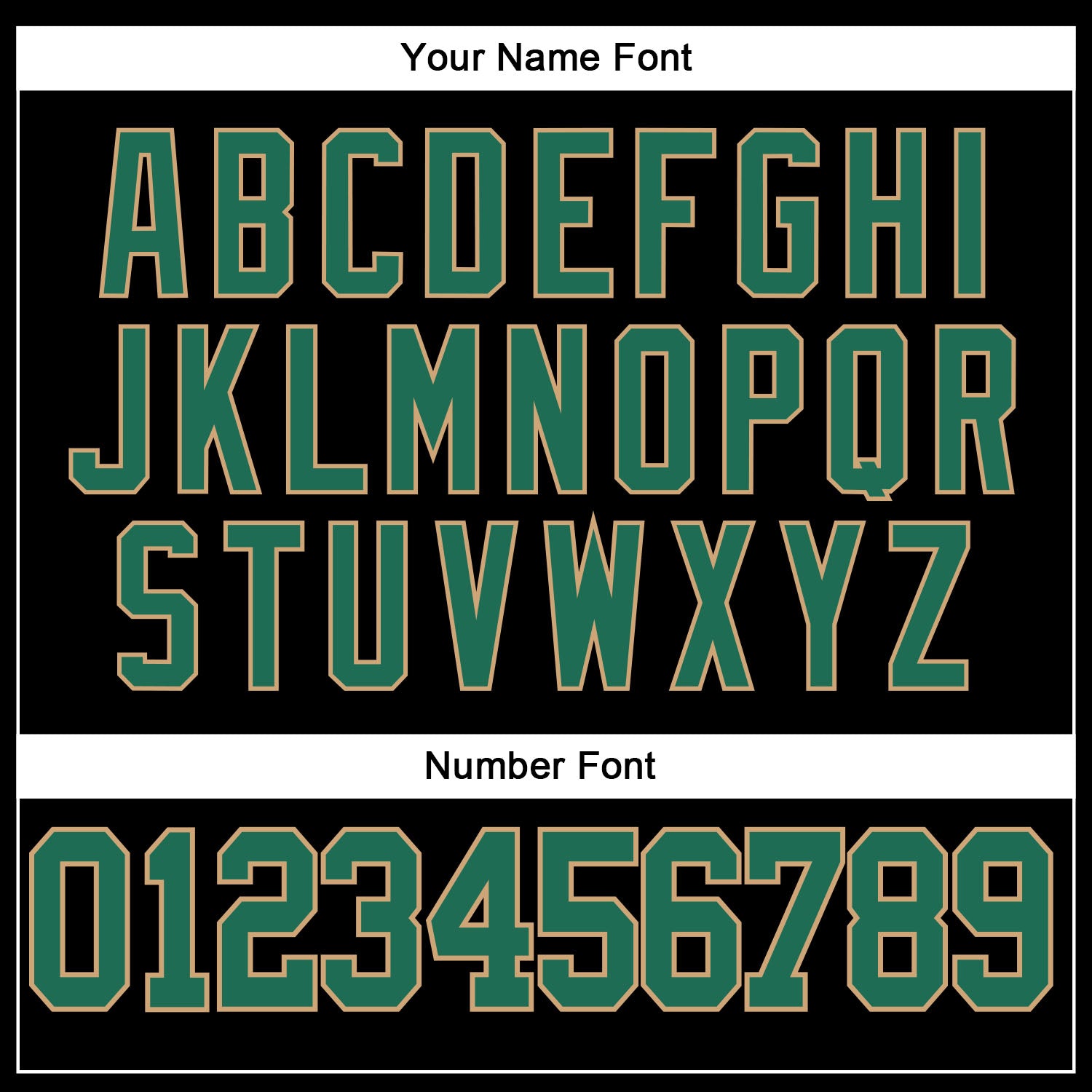Custom Black Kelly Green-Old Gold Authentic Throwback Basketball Jersey view 4