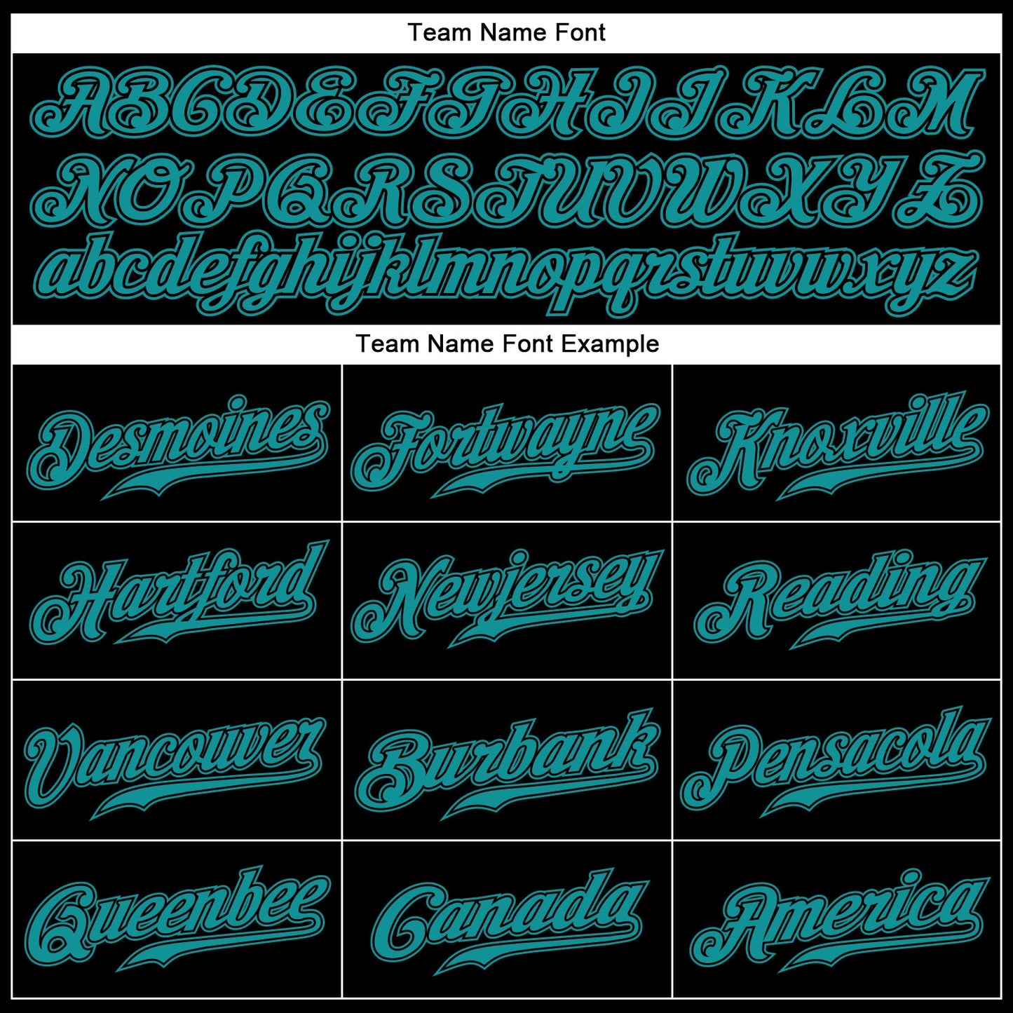 Custom Black Teal Authentic Baseball Jersey view 5