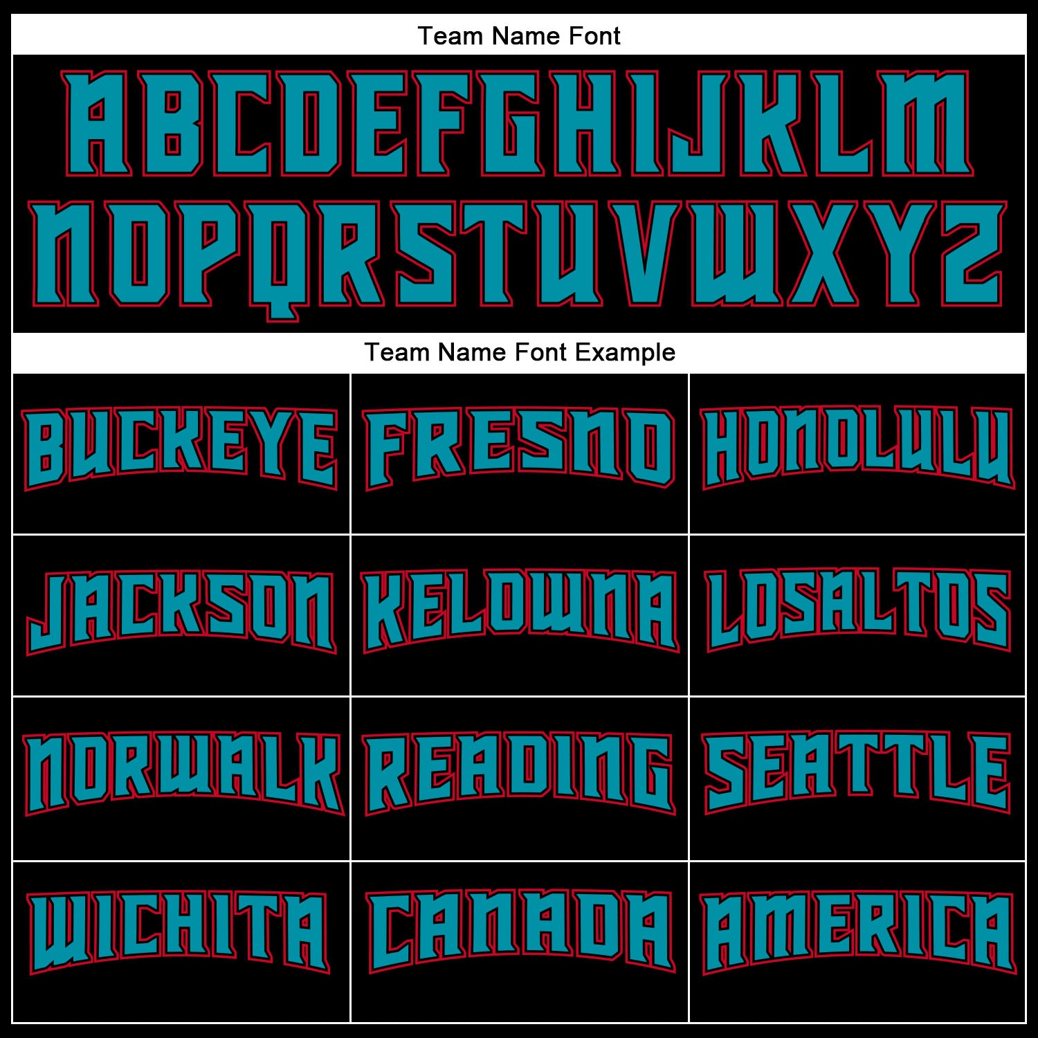 Custom Black Teal-Red Authentic Baseball Jersey view 4