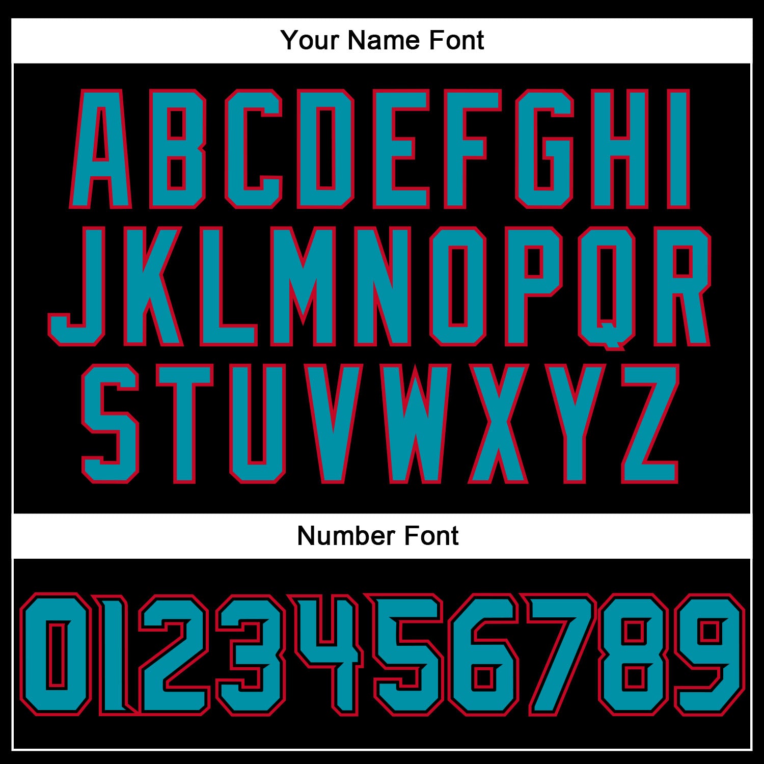 Custom Black Teal-Red Authentic Baseball Jersey view 5