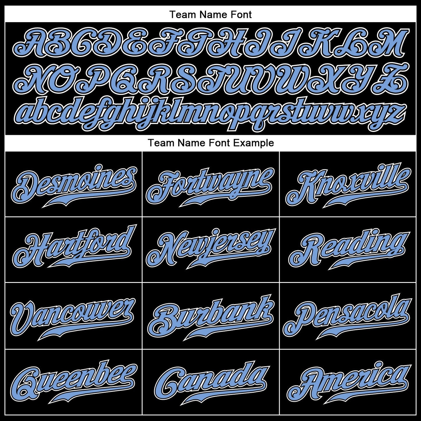 Custom Black Light Blue Pinstripe Light Blue-White Authentic Baseball Jersey view 4