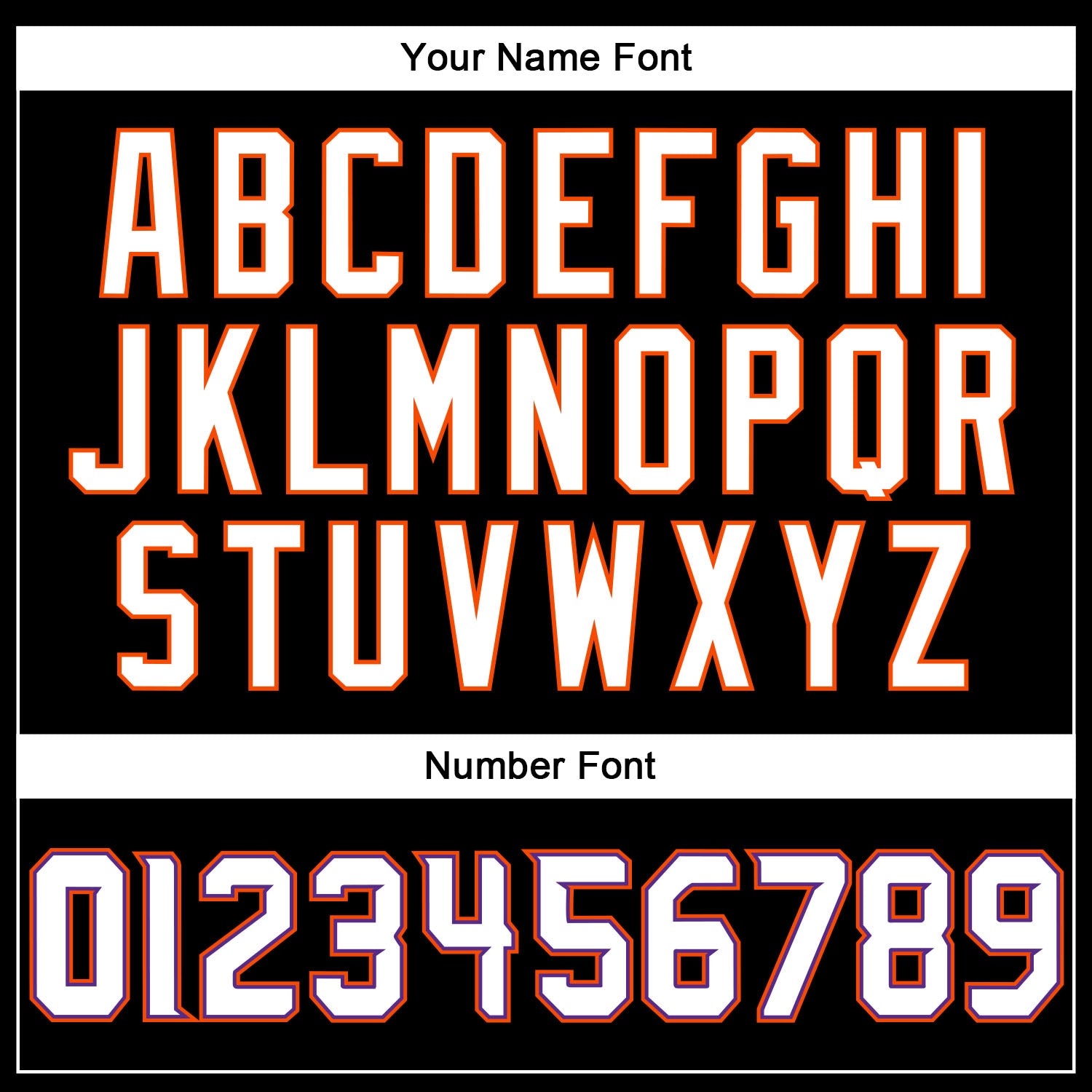 Custom Black White-Orange Mesh Authentic Football Jersey view 4