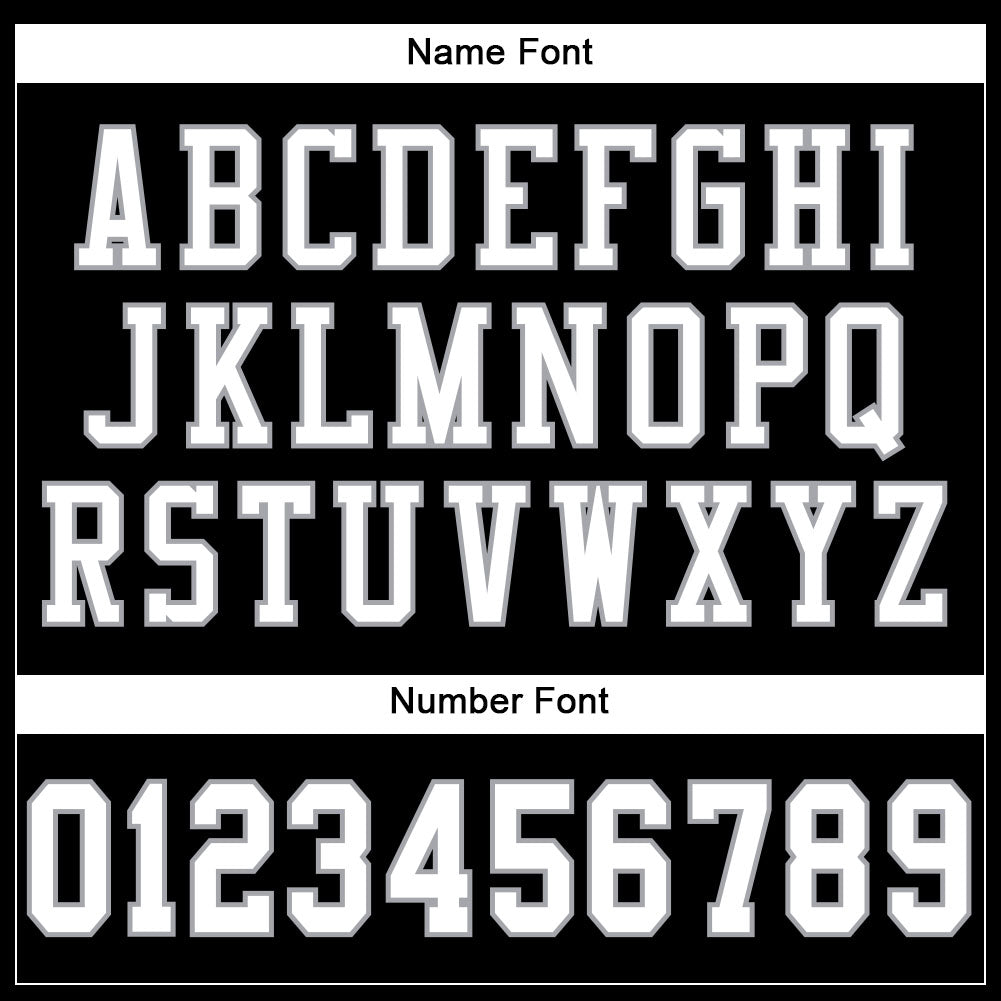 Custom Black White-Gray Mesh Authentic Football Jersey view 4
