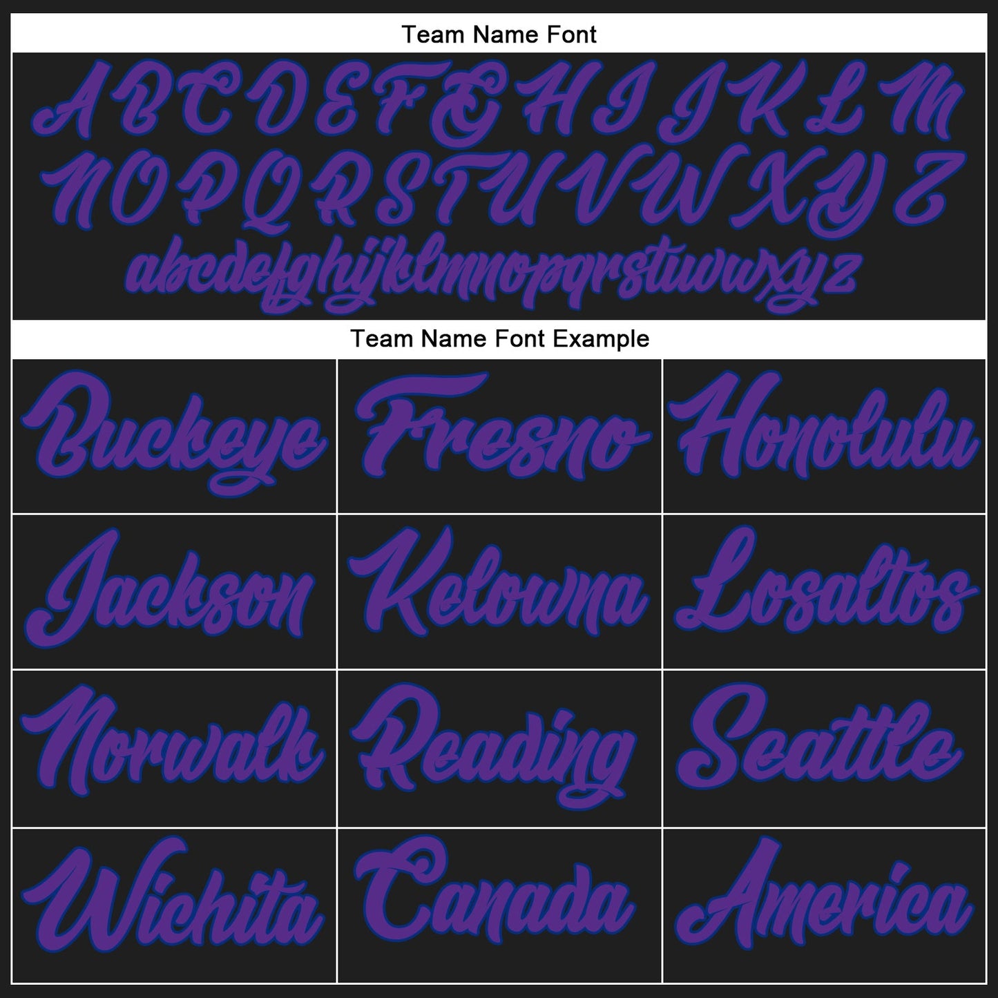 Custom Black Purple-Royal Authentic Baseball Jersey view 4