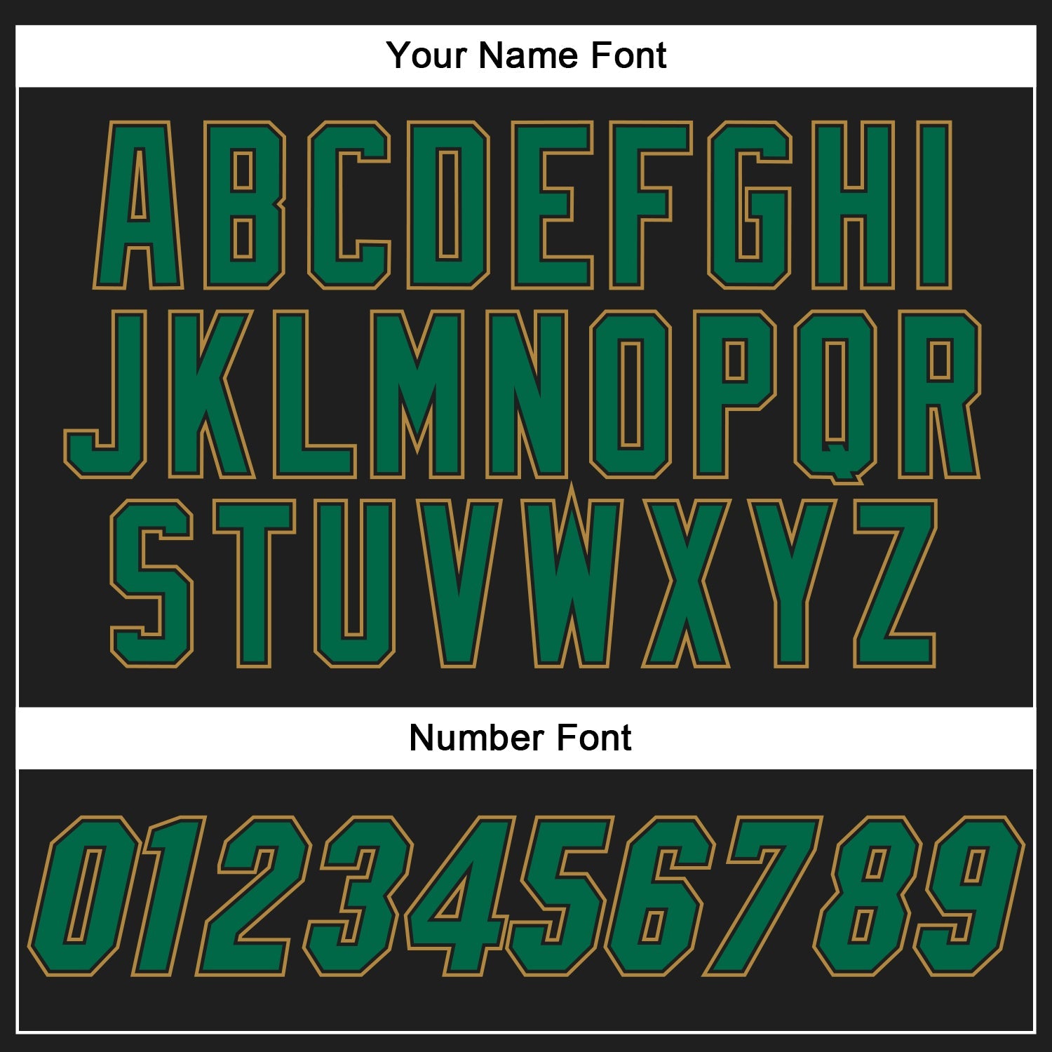 Custom Black Kelly Green-Old Gold Authentic Baseball Jersey view 5