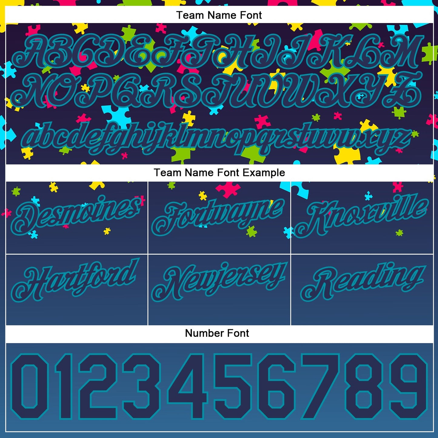 Custom Black Navy-Teal 3D Pattern Design Autism Supporter Awareness Puzzle Pieces Authentic Basketball Shorts view 3