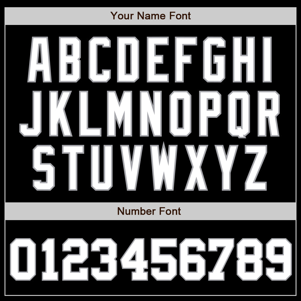 Custom Black White-Gray Authentic Baseball Jersey view 4