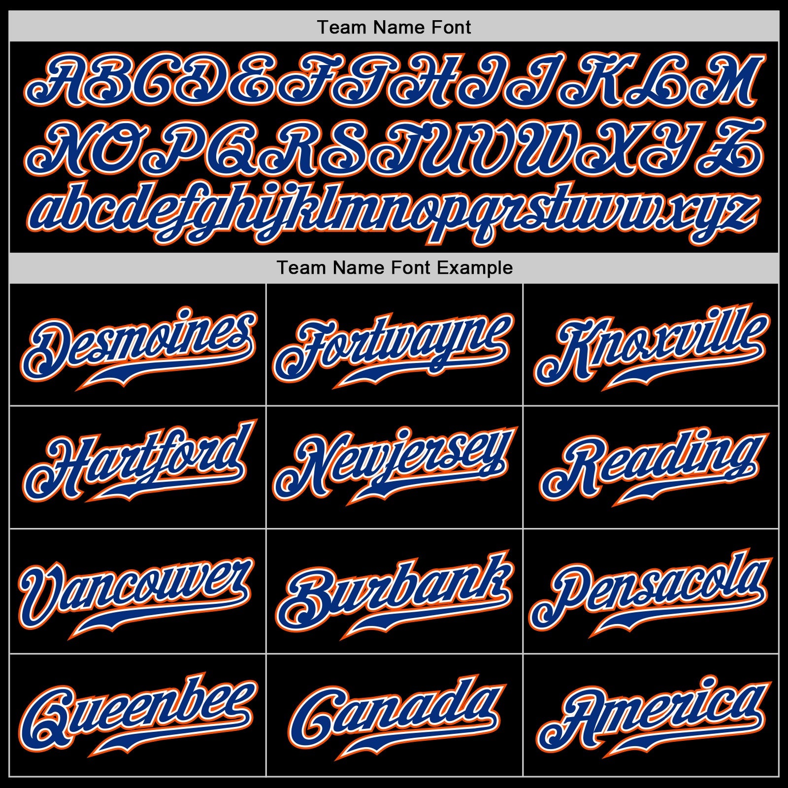 Custom Black Royal Pinstripe Royal-Orange Authentic Baseball Jersey view 5