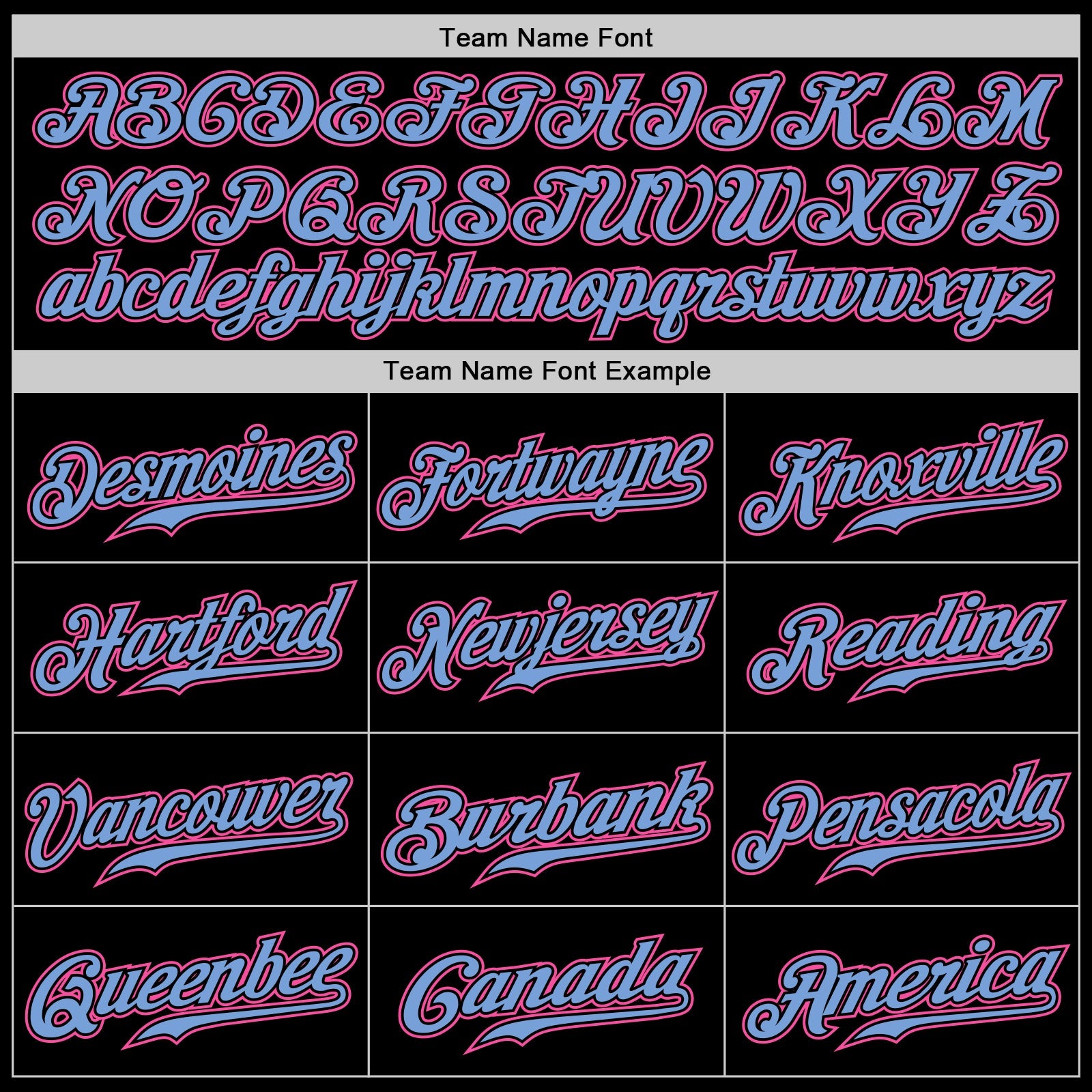 Custom Black Light Blue Pinstripe Pink-Light Blue Authentic Baseball Jersey view 5