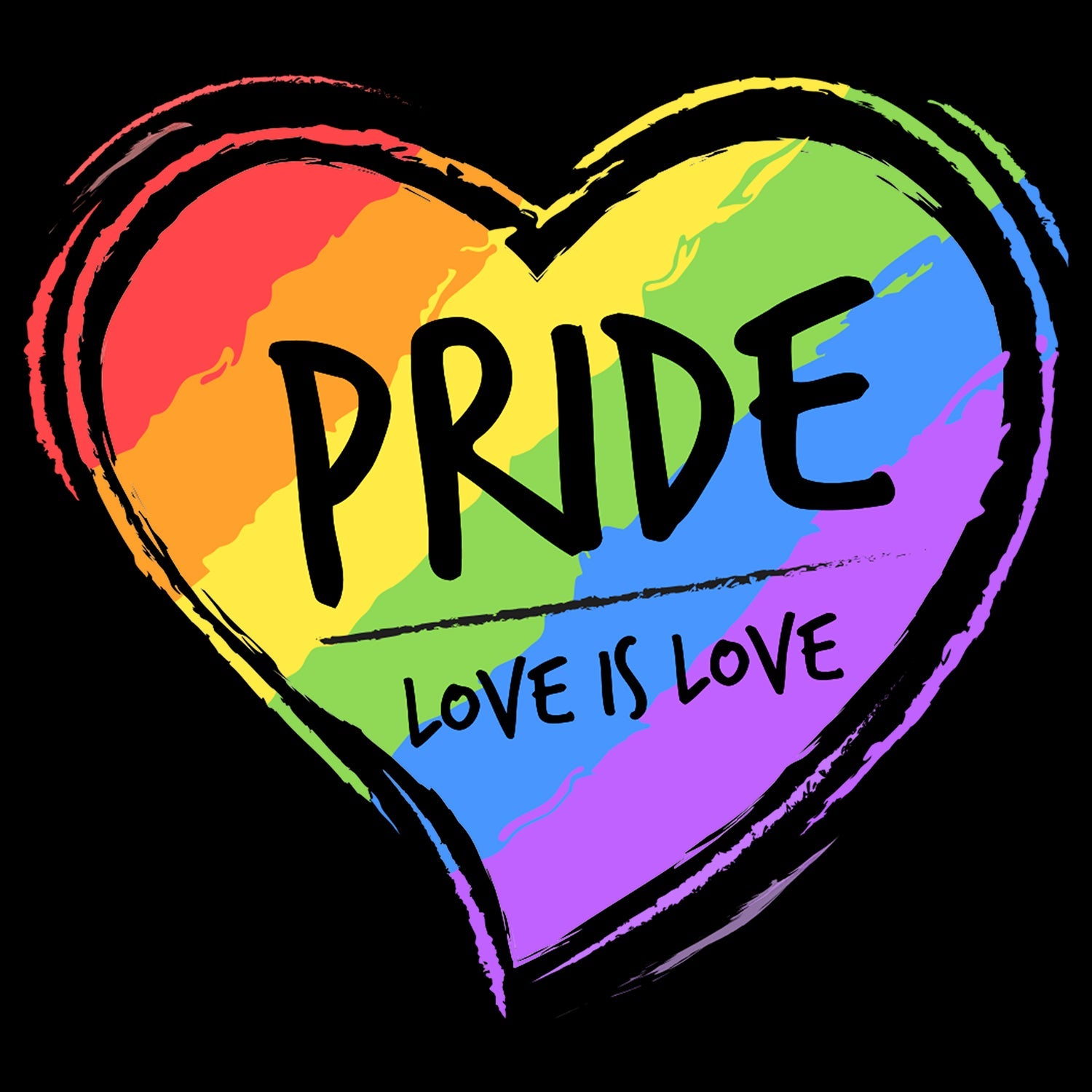 Custom Black Purple-Light Blue Rainbow Colored Heart For Pride Love Is Love LGBT Authentic Baseball Jersey view 2