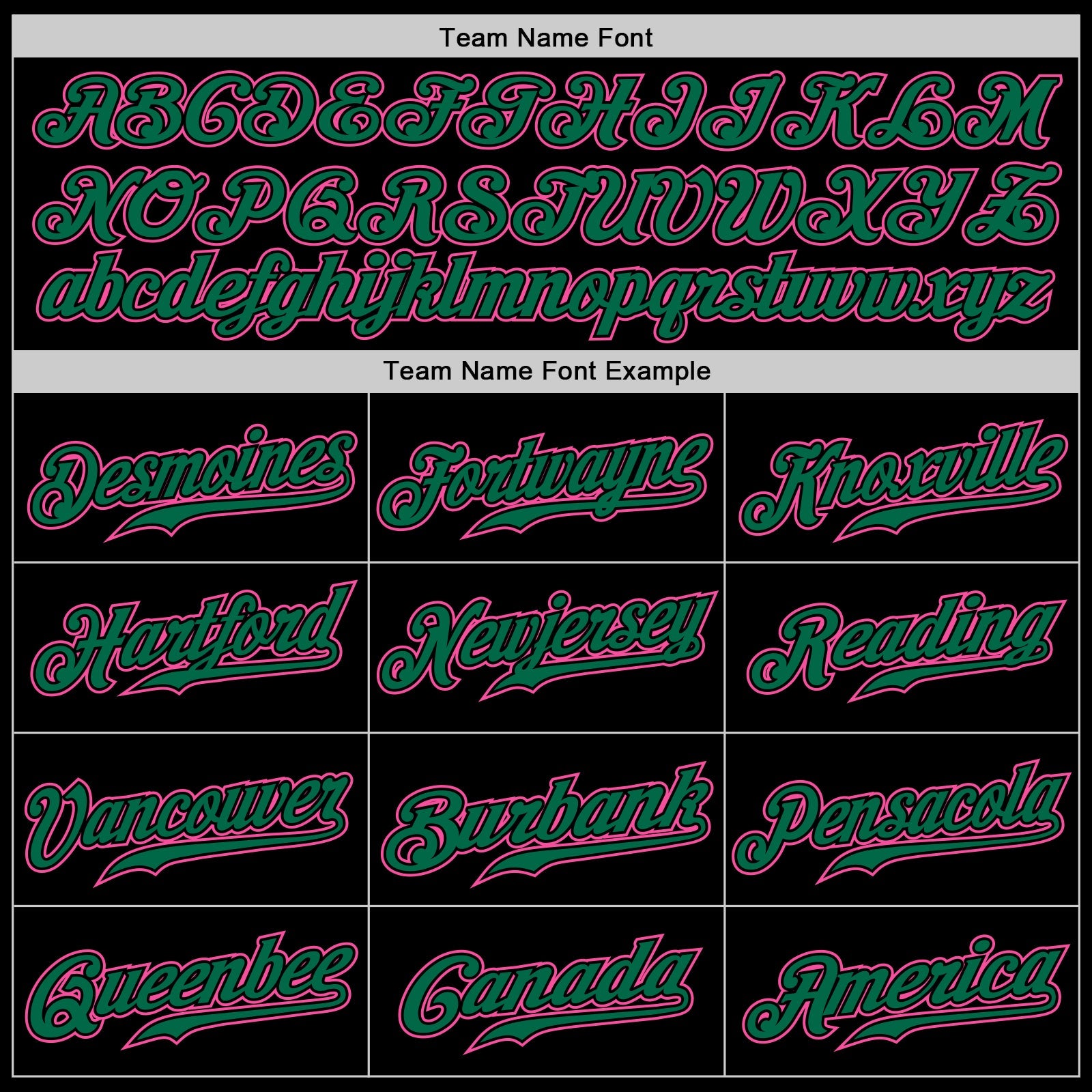 Custom Black Pink-Kelly Green Authentic Baseball Jersey view 4