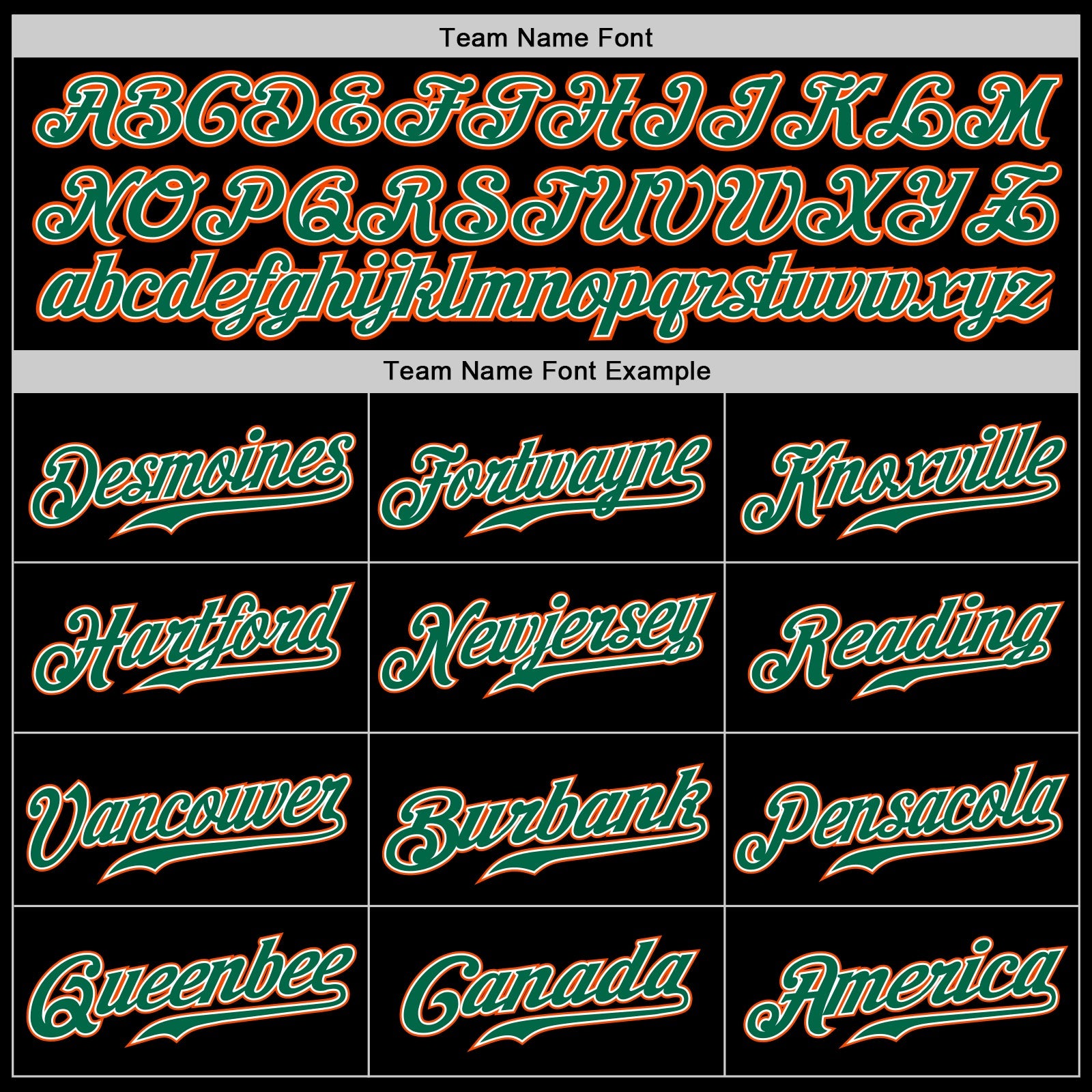 Custom Black Orange-Kelly Green Authentic Baseball Jersey view 4