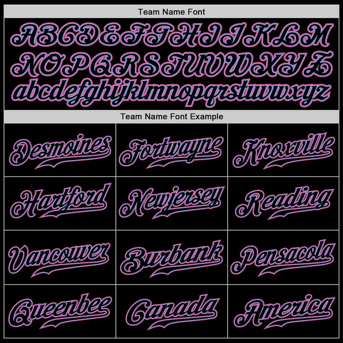 Custom Black Black Light Blue Pink-White Authentic Baseball Jersey view 4