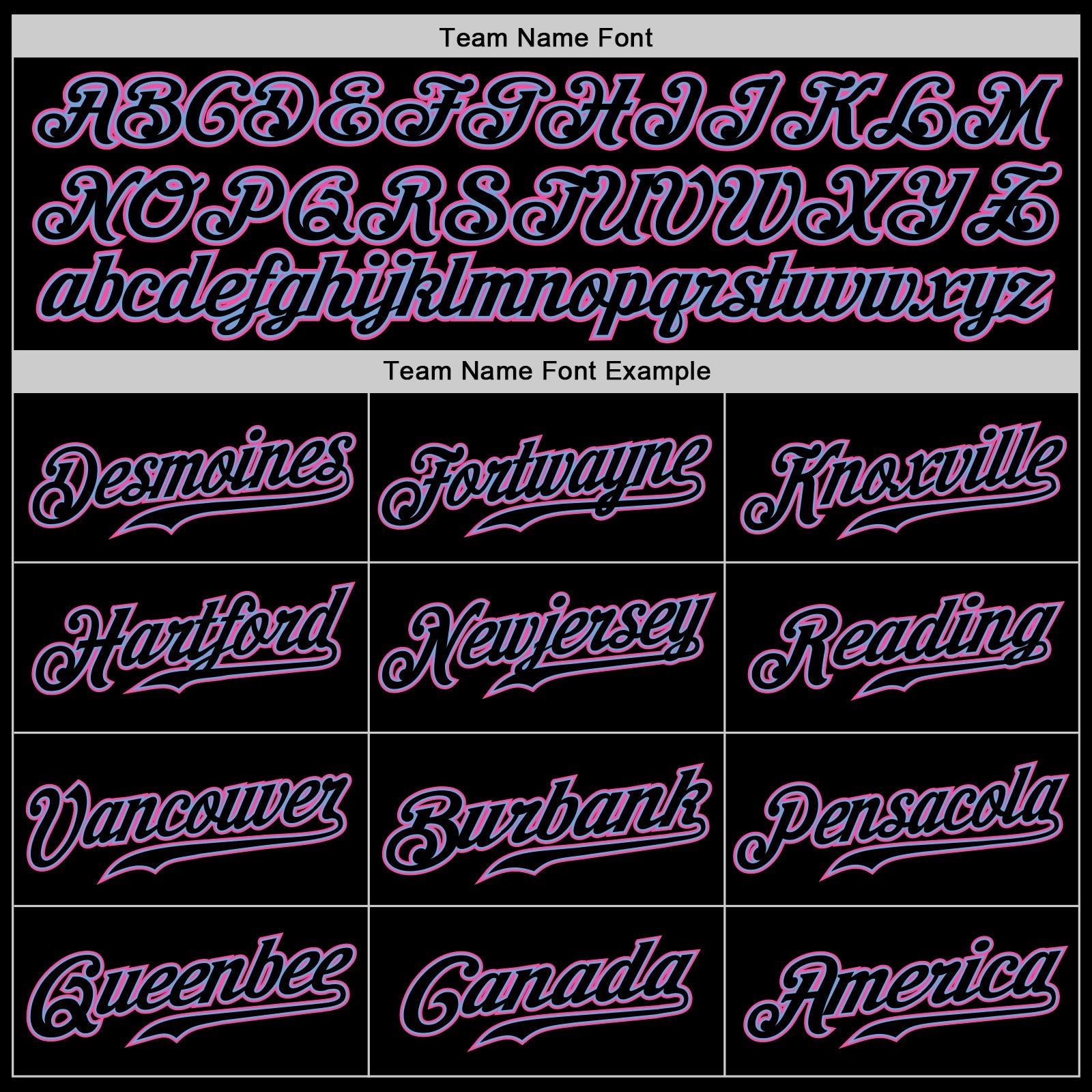 Custom Black Black Light Blue Pink-White Authentic Baseball Jersey view 4