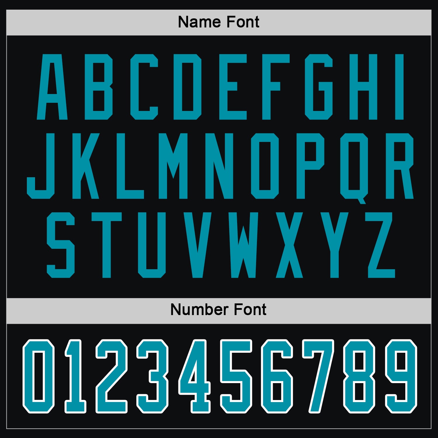 Custom Black Teal-White Hockey Jersey view 4