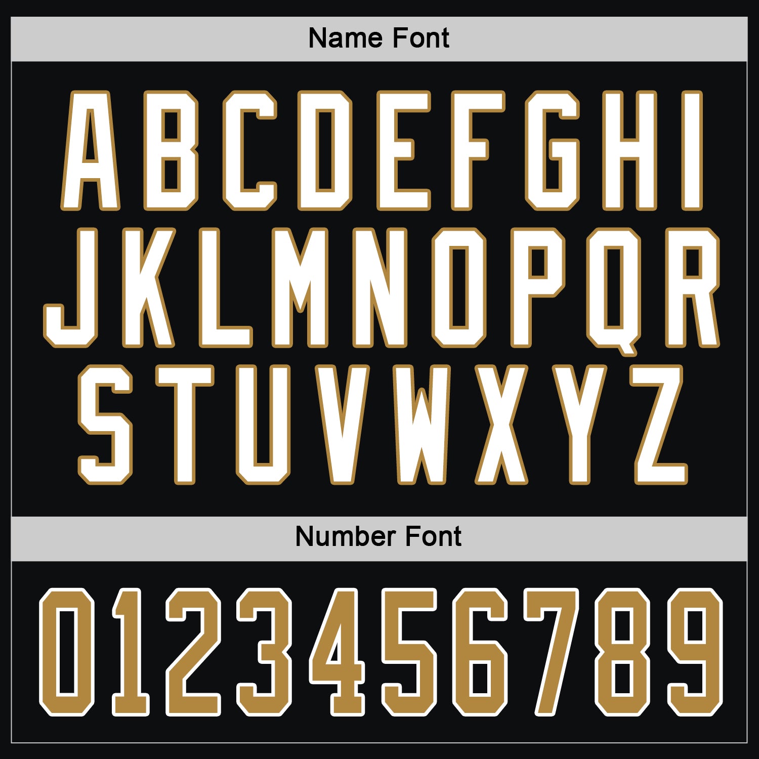 Custom Black Old Gold-White Hockey Jersey view 4