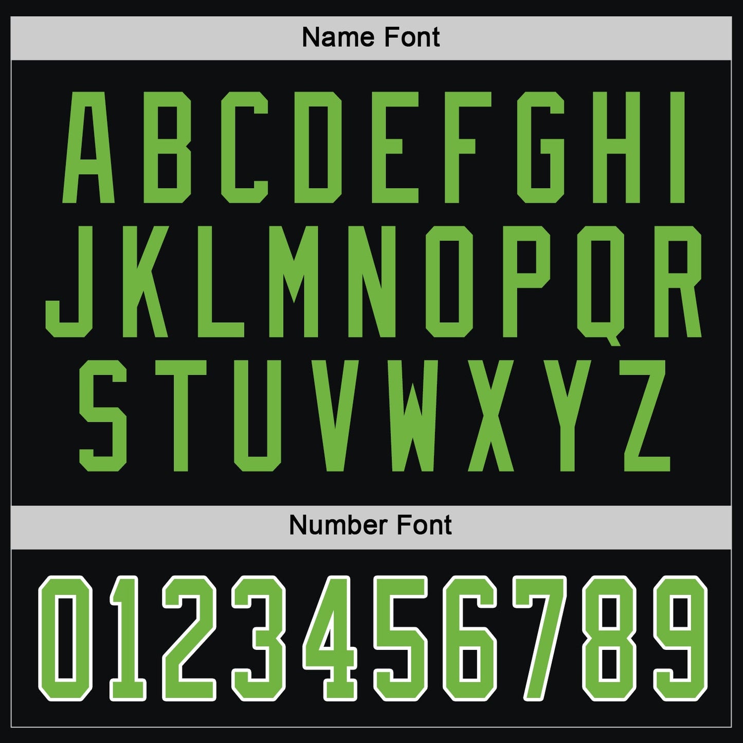 Custom Black Neon Green-White Hockey Jersey view 4