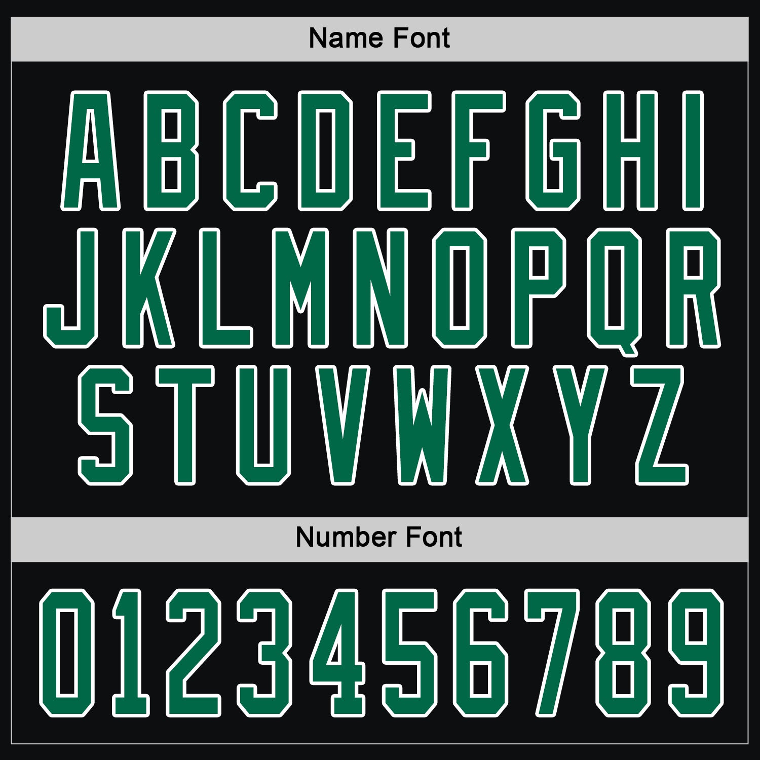 Custom Black Kelly Green-White Hockey Jersey view 5