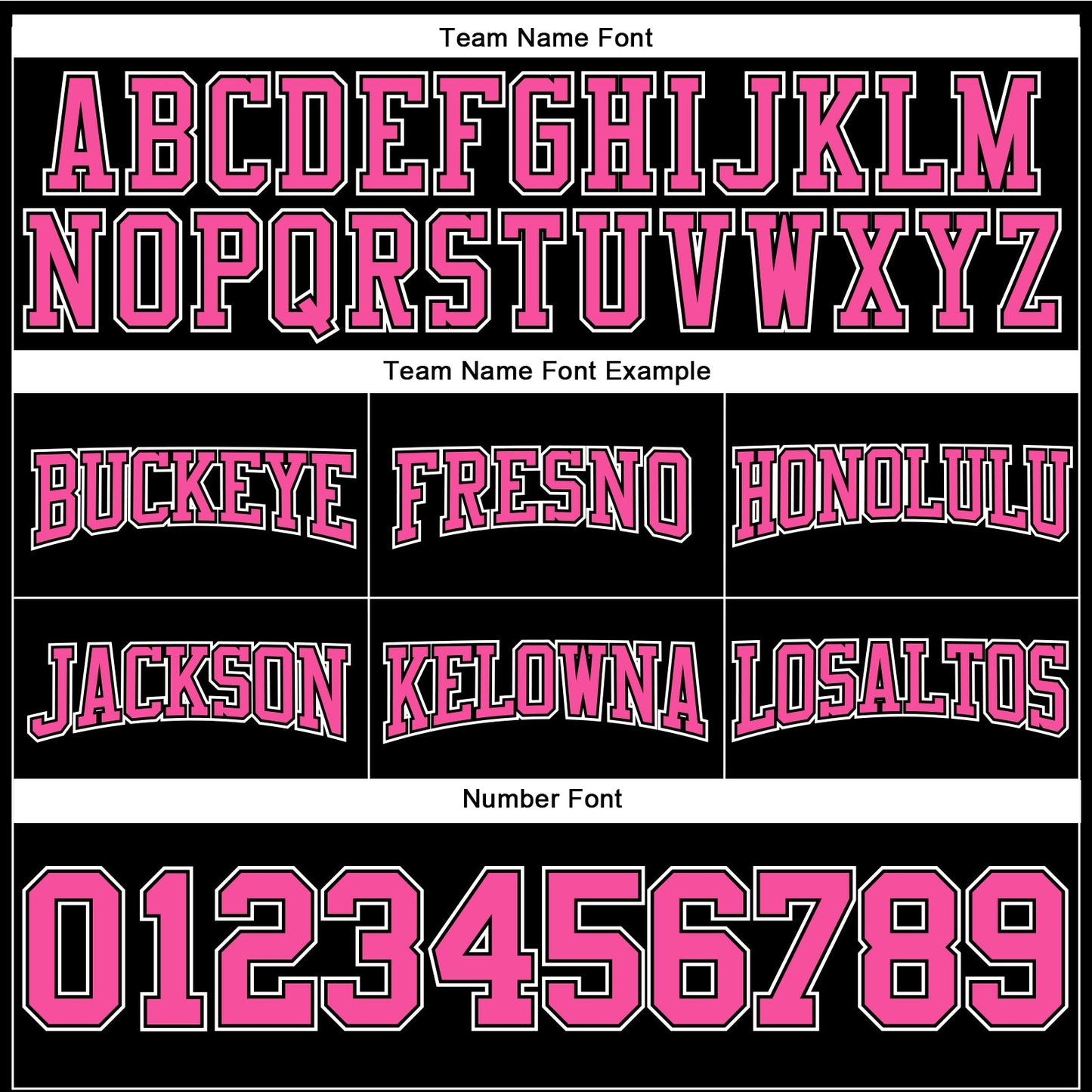 Custom Stitched Black Pink-White Football Pullover Sweatshirt Hoodie view 3