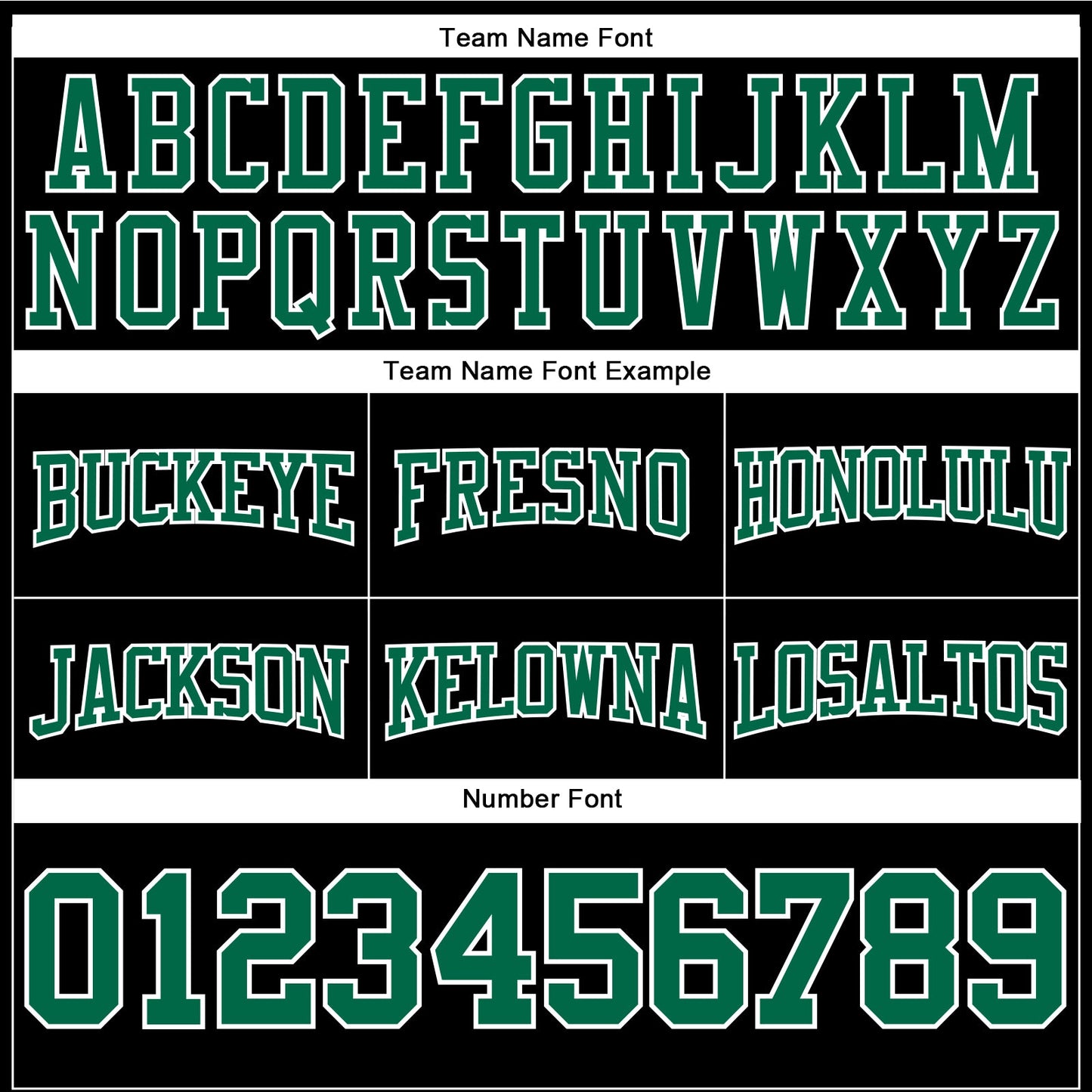 Custom Stitched Black Kelly Green-White Football Pullover Sweatshirt Hoodie view 3