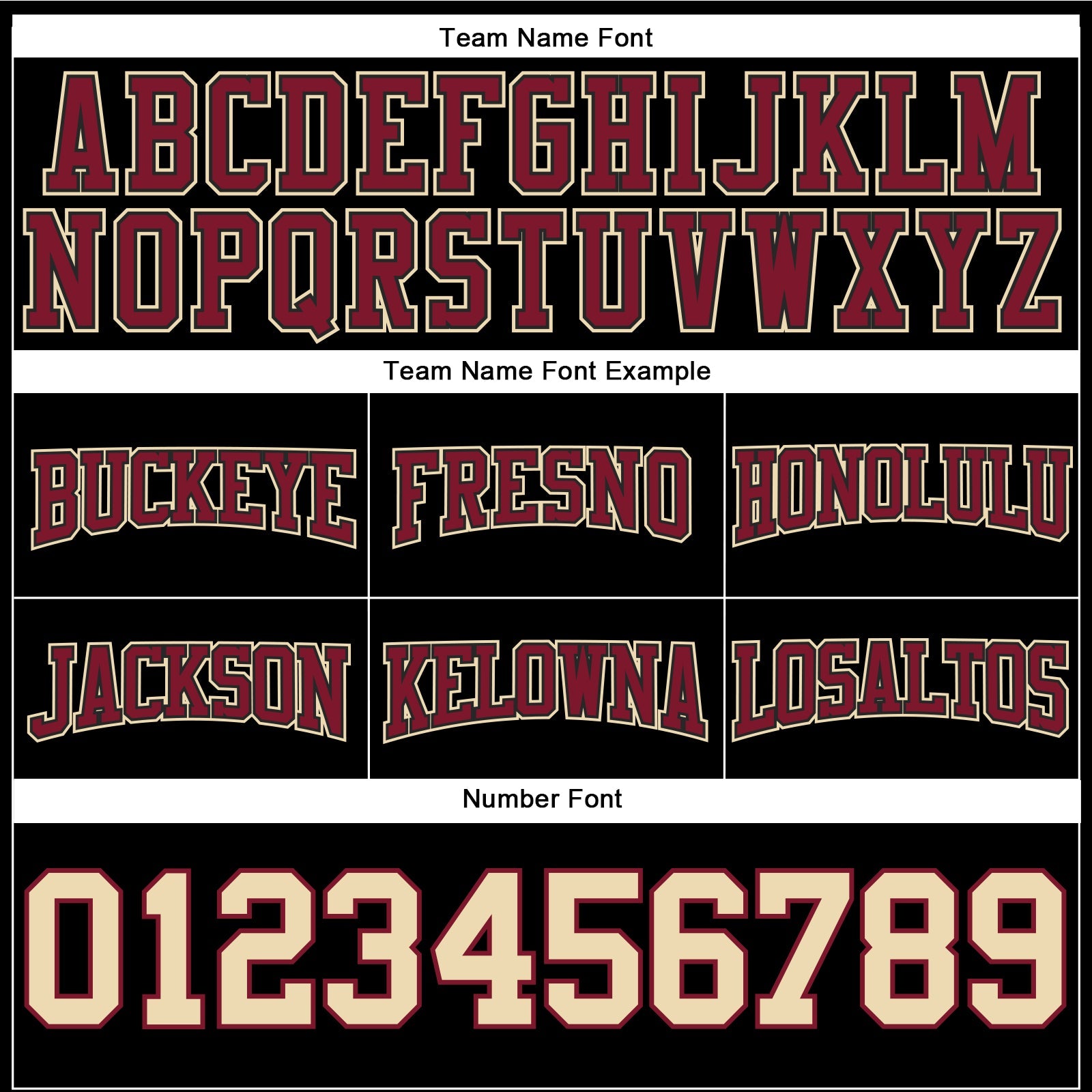 Custom Stitched Black Cream-Crimson Football Pullover Sweatshirt Hoodie view 3
