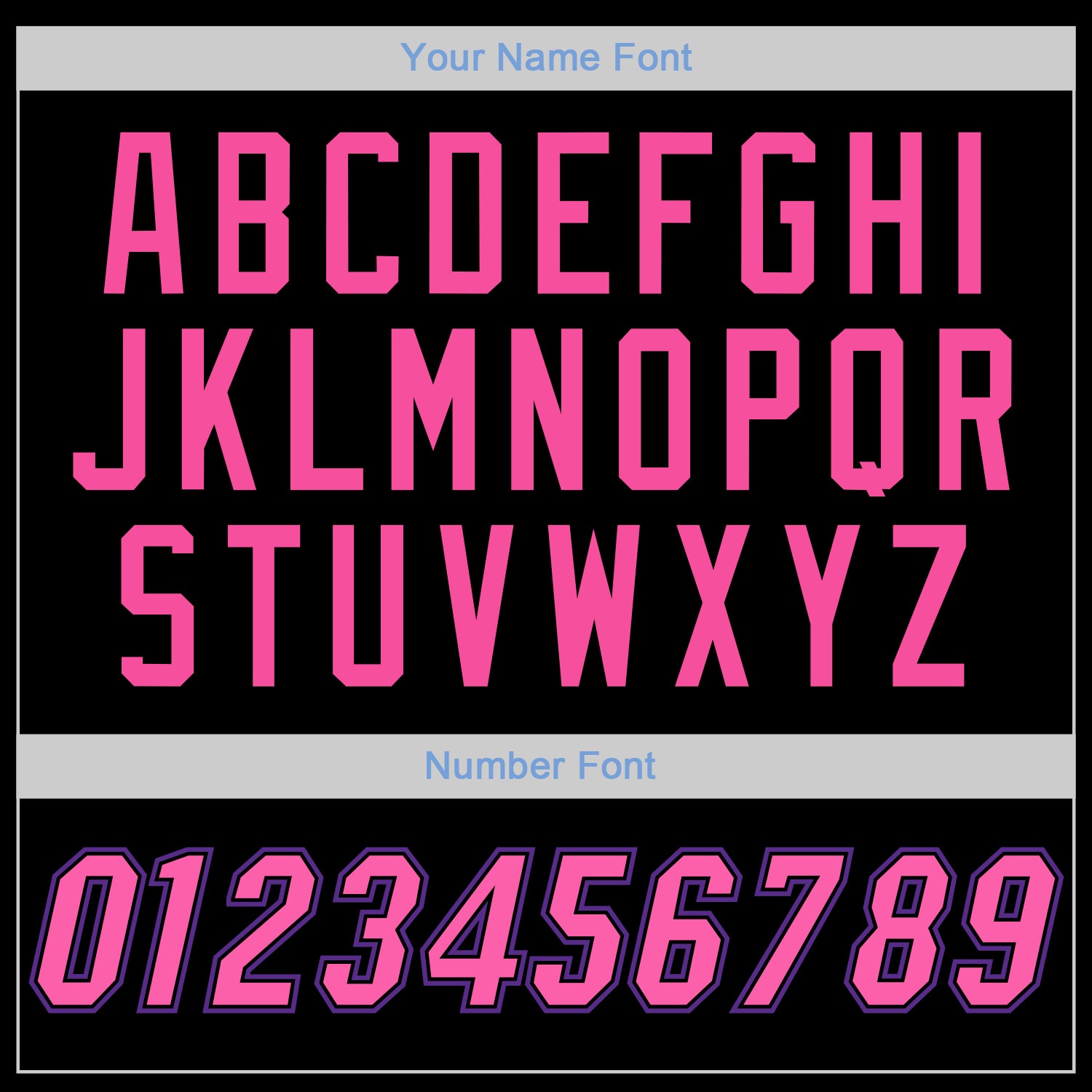 Custom Black Pink-Purple Performance T-Shirt view 4