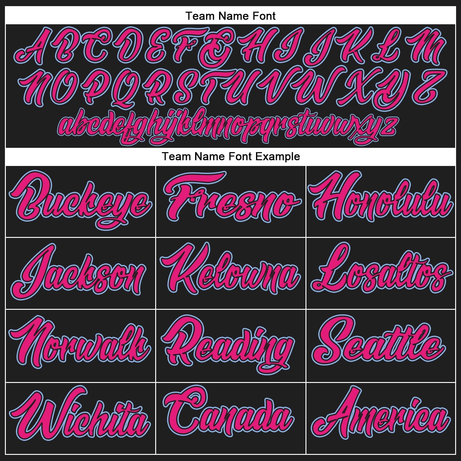 Custom Black Light Blue-Hot Pink Authentic Baseball Jersey view 4