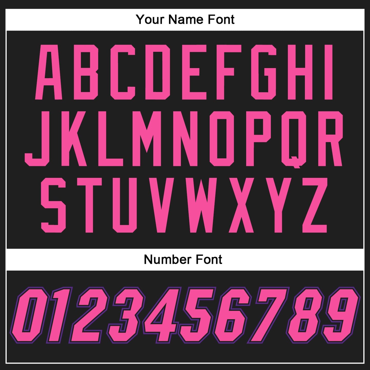Custom Black Pink-Purple Authentic Baseball Jersey view 5