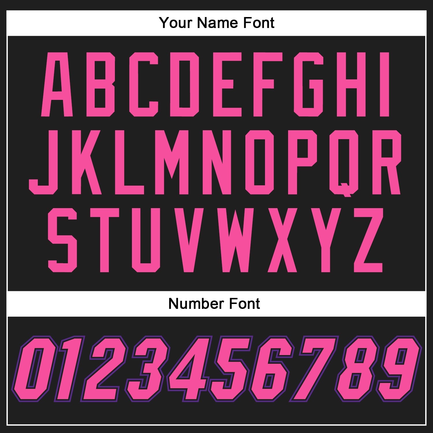 Custom Black Pink-Purple Authentic Baseball Jersey view 5