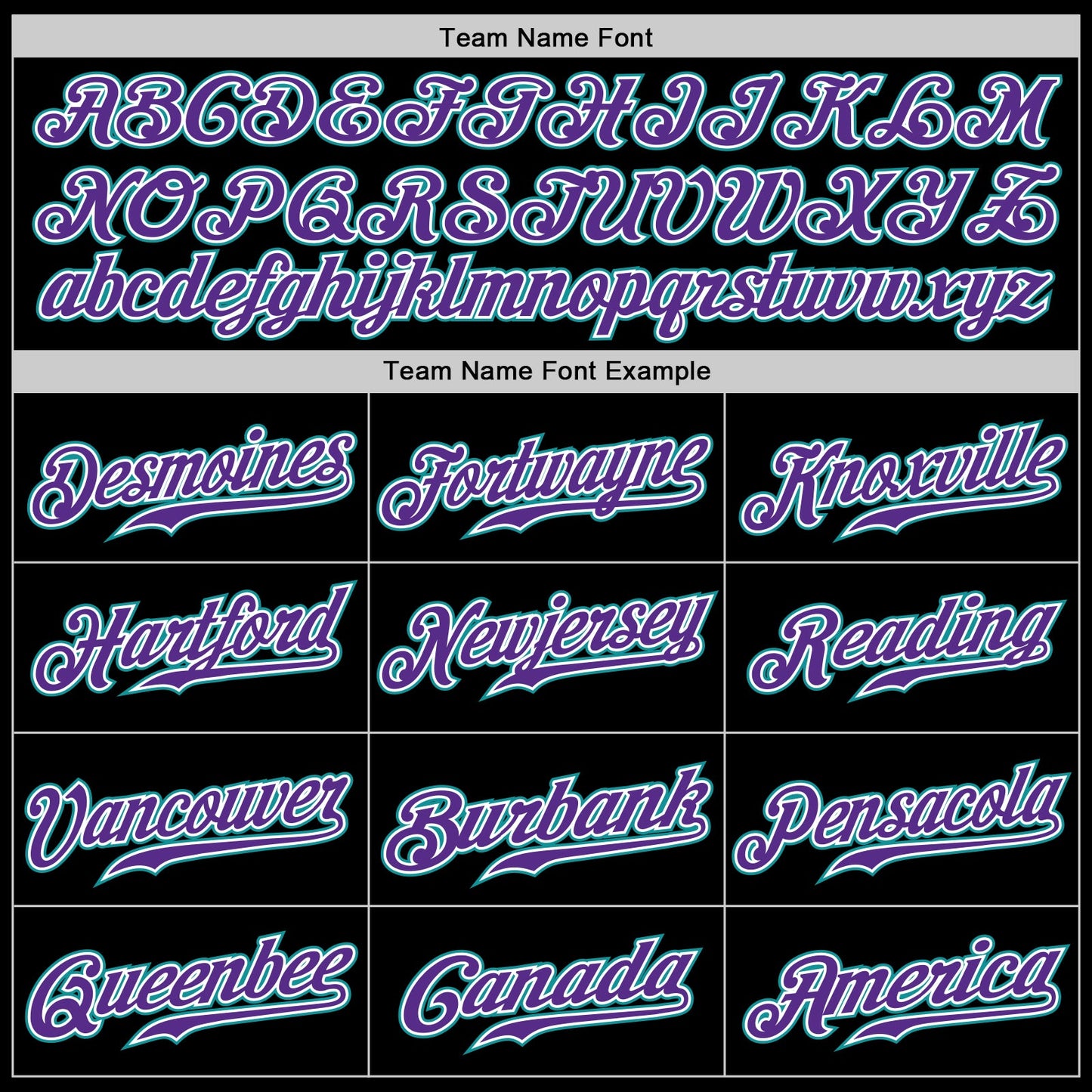 Custom Black Teal-Purple Authentic Baseball Jersey view 5
