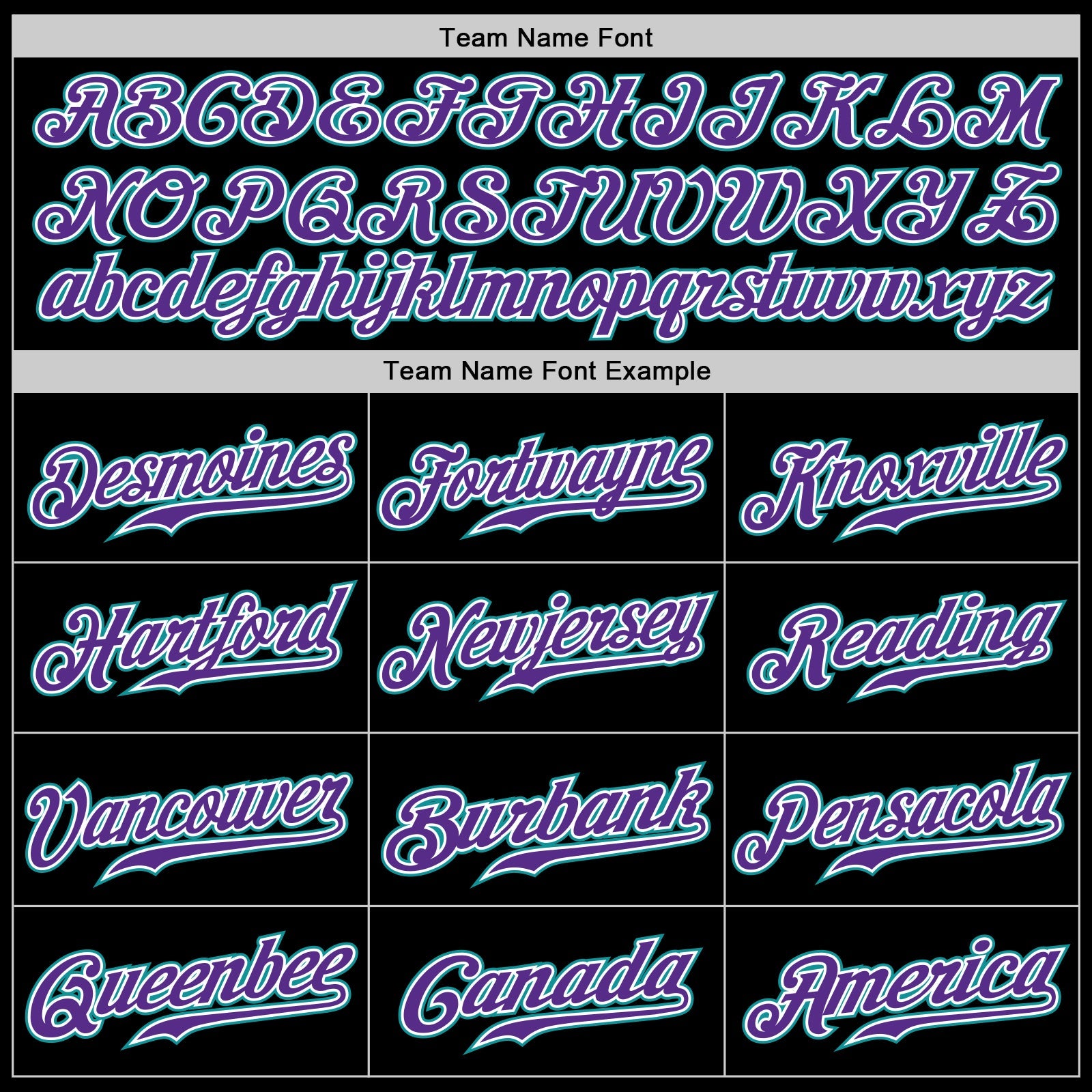 Custom Black Teal-Purple Authentic Baseball Jersey view 5