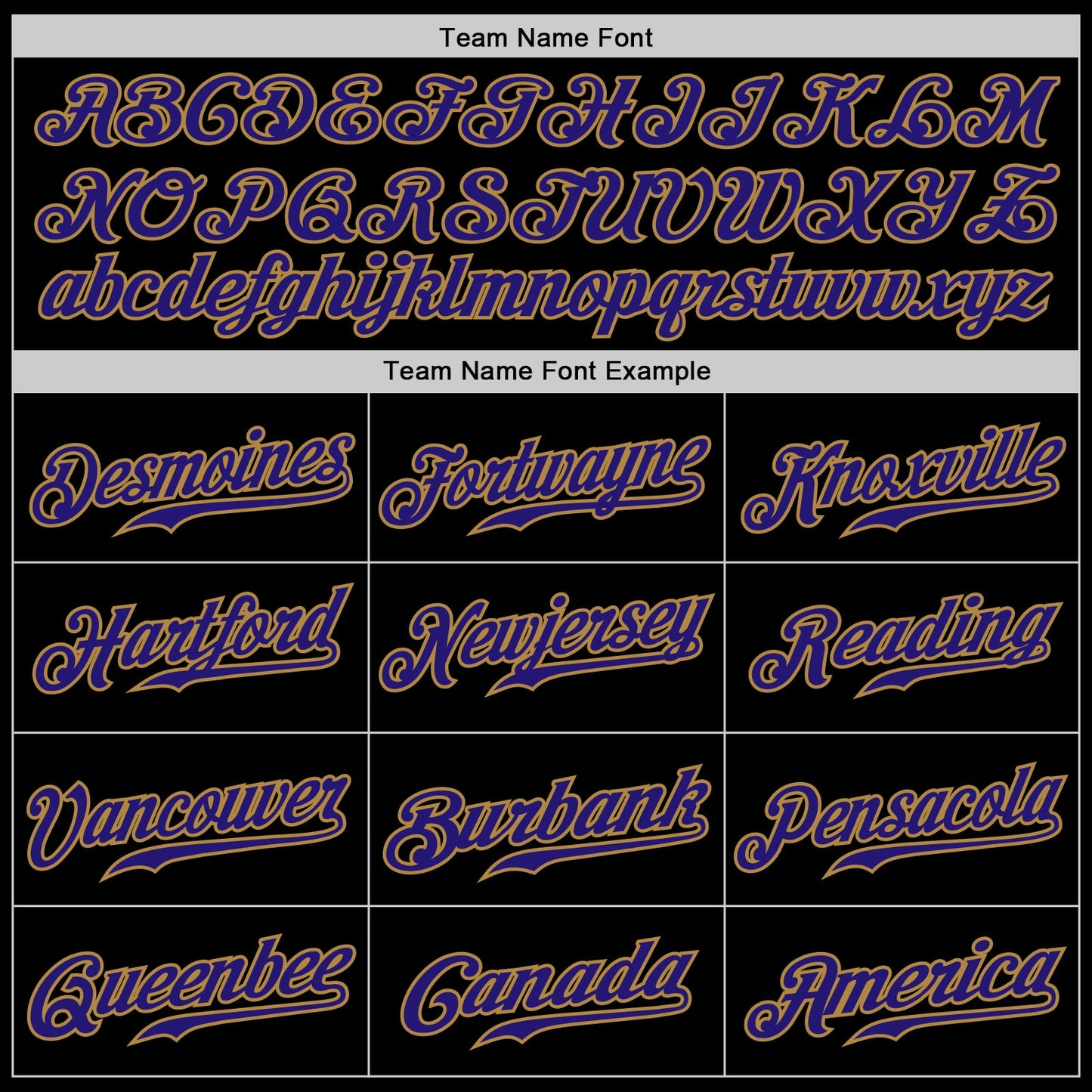 Custom Black Dark Purple-Old Gold Authentic Baseball Jersey view 4