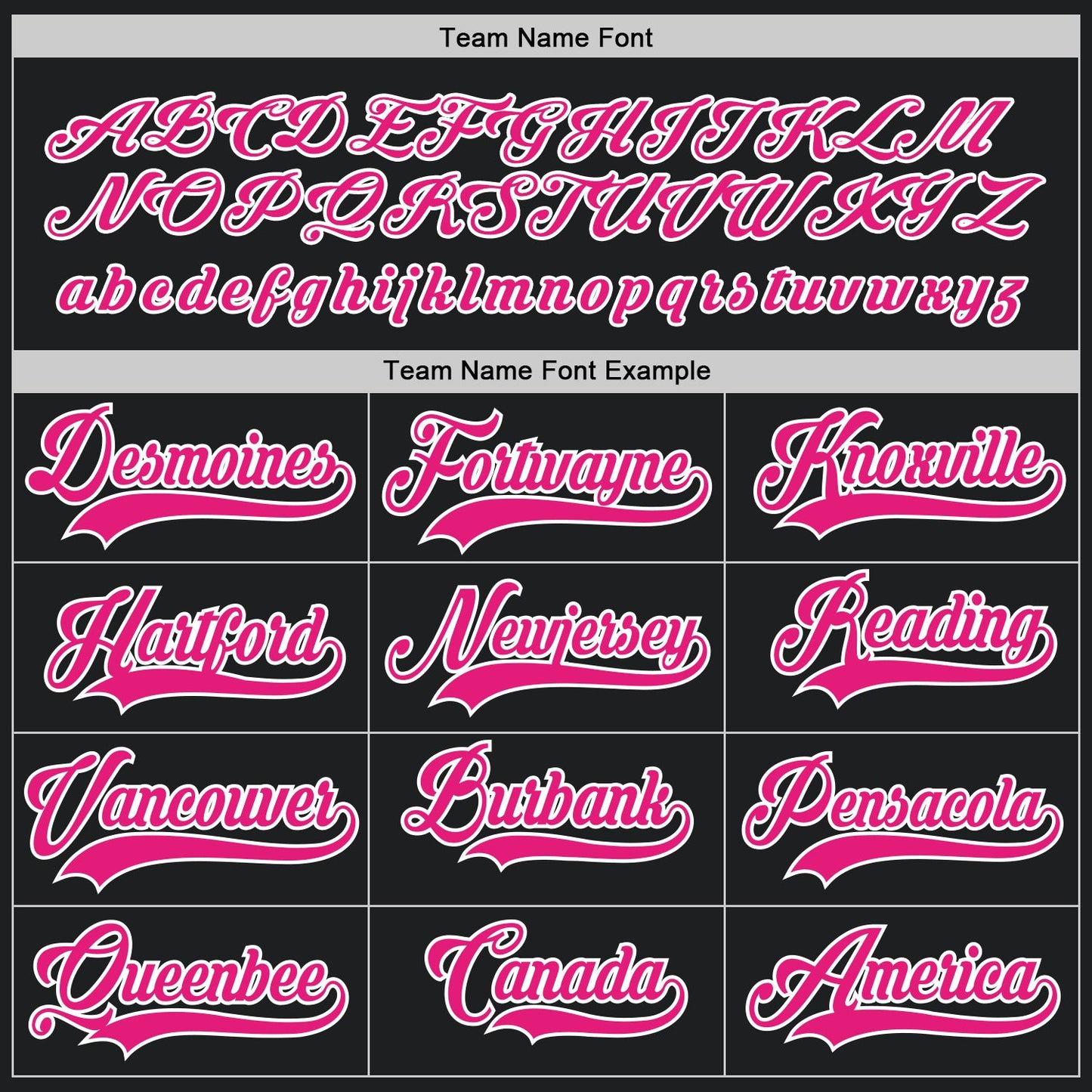 Custom Black Hot Pink-White Hockey Jersey view 3