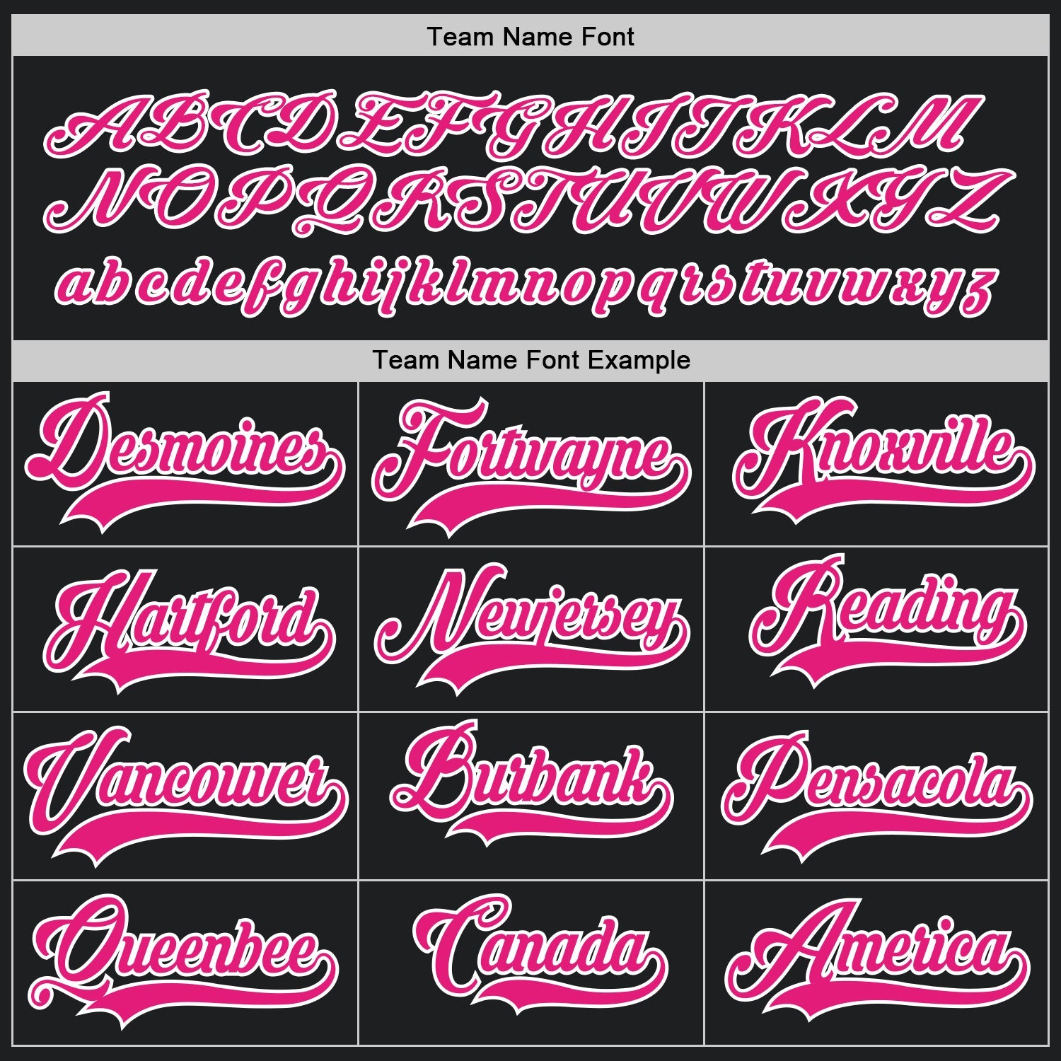 Custom Black Hot Pink-White Hockey Jersey view 3