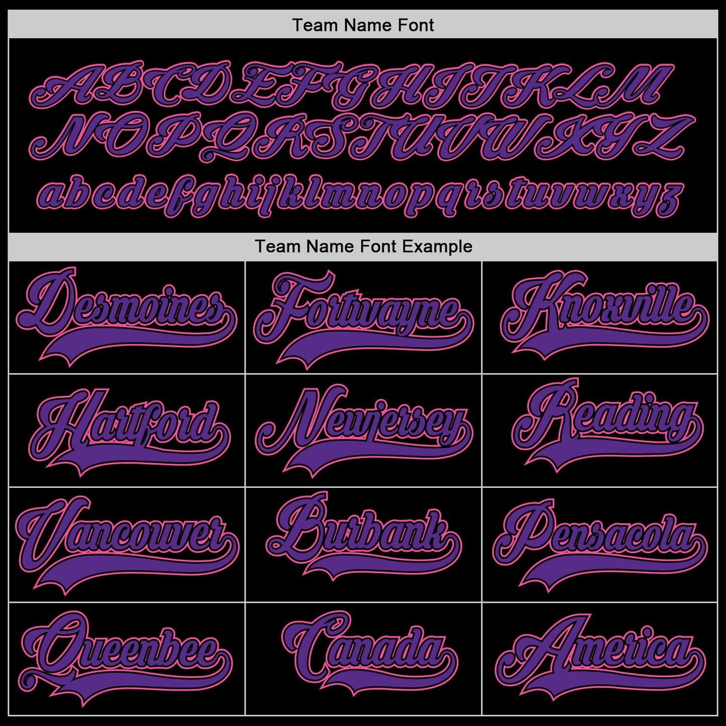 Custom Black Pink-Purple Hockey Jersey view 3