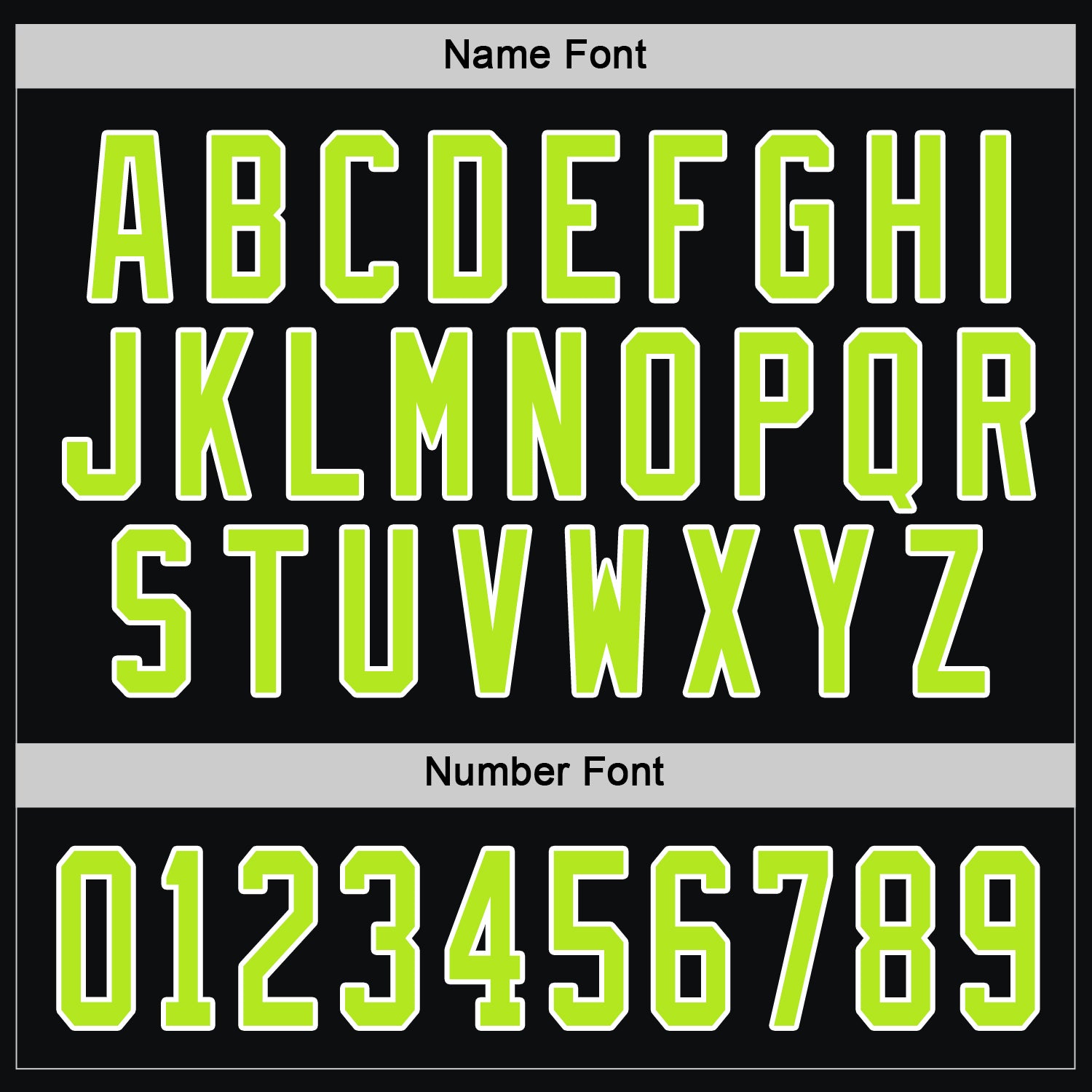 Custom Black Neon Green-White Hockey Jersey view 4