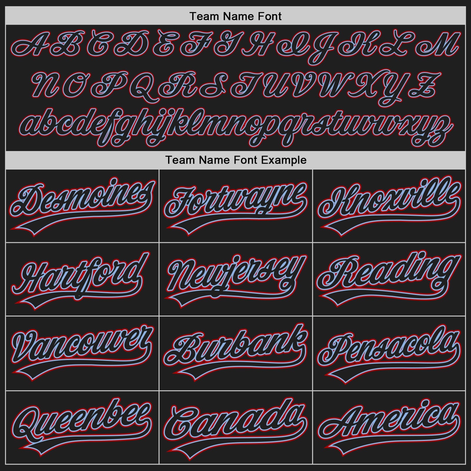 Custom Black Black Light Blue-Red Authentic Baseball Jersey view 4