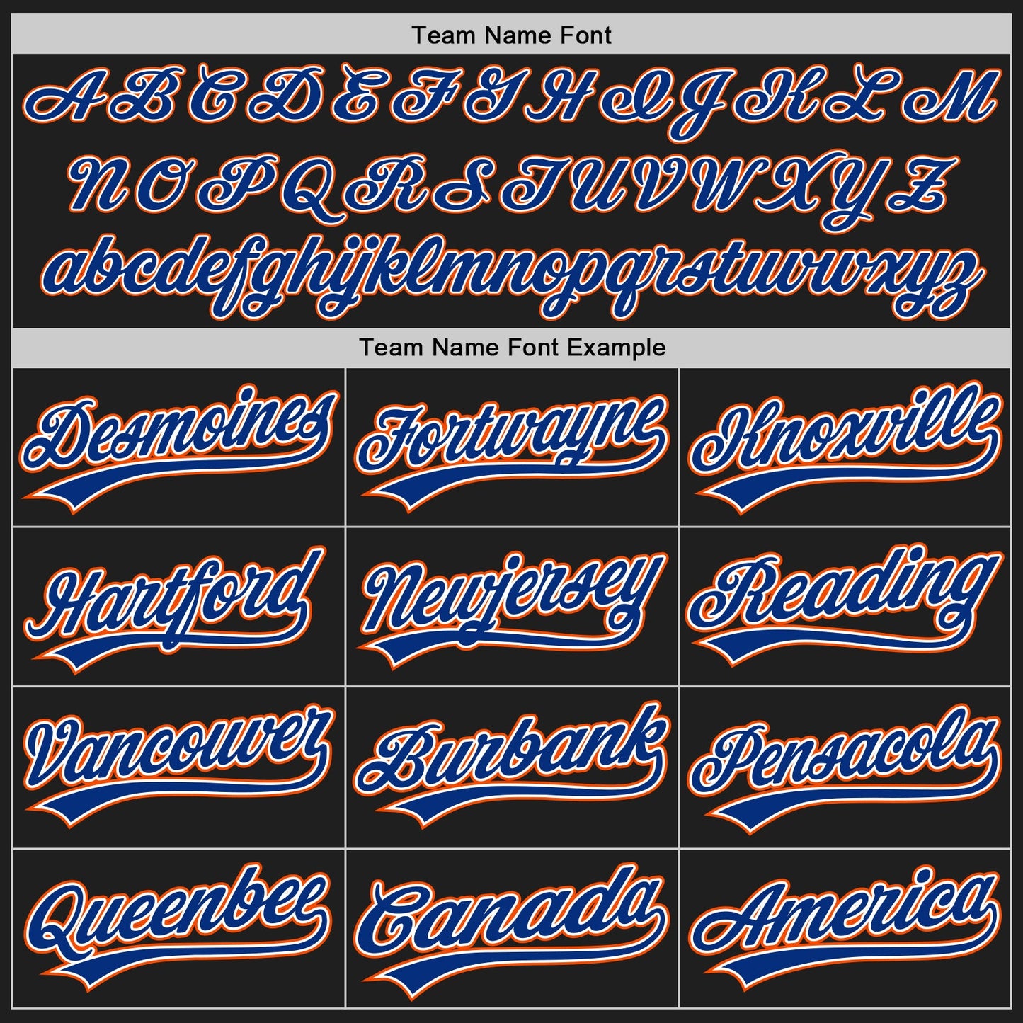Custom Black Royal-Orange Authentic Baseball Jersey view 4