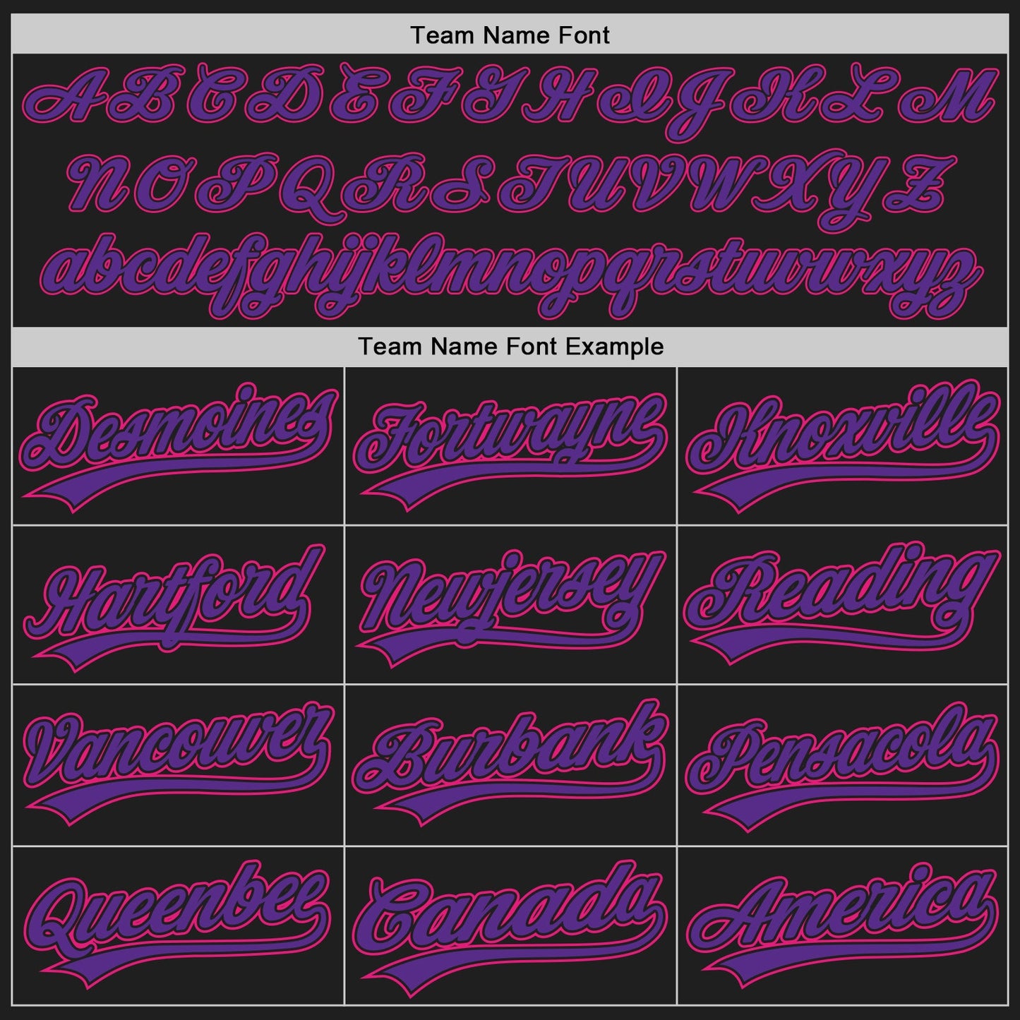 Custom Black Purple-Hot Pink Authentic Baseball Jersey view 4