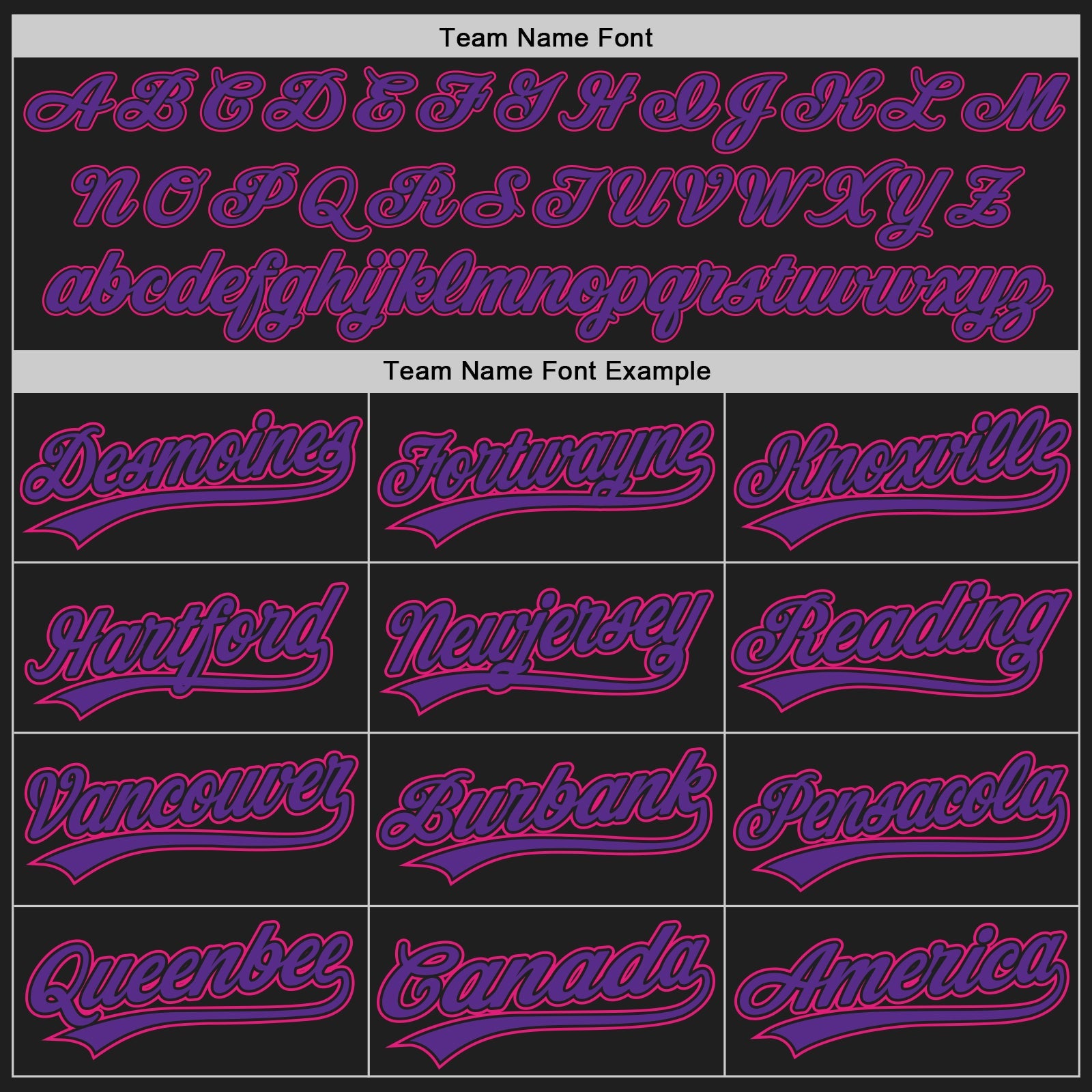 Custom Black Purple-Hot Pink Authentic Baseball Jersey view 4