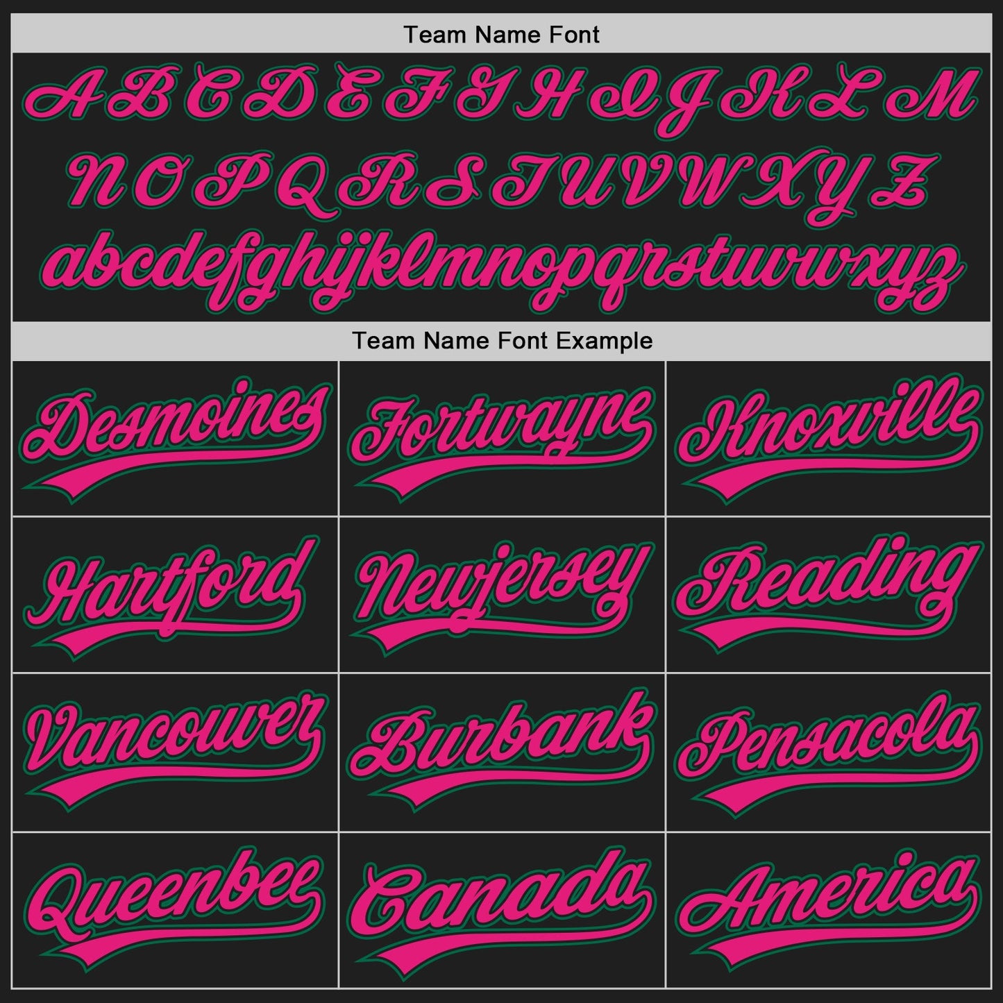 Custom Black Kelly Green-Hot Pink Authentic Baseball Jersey view 4