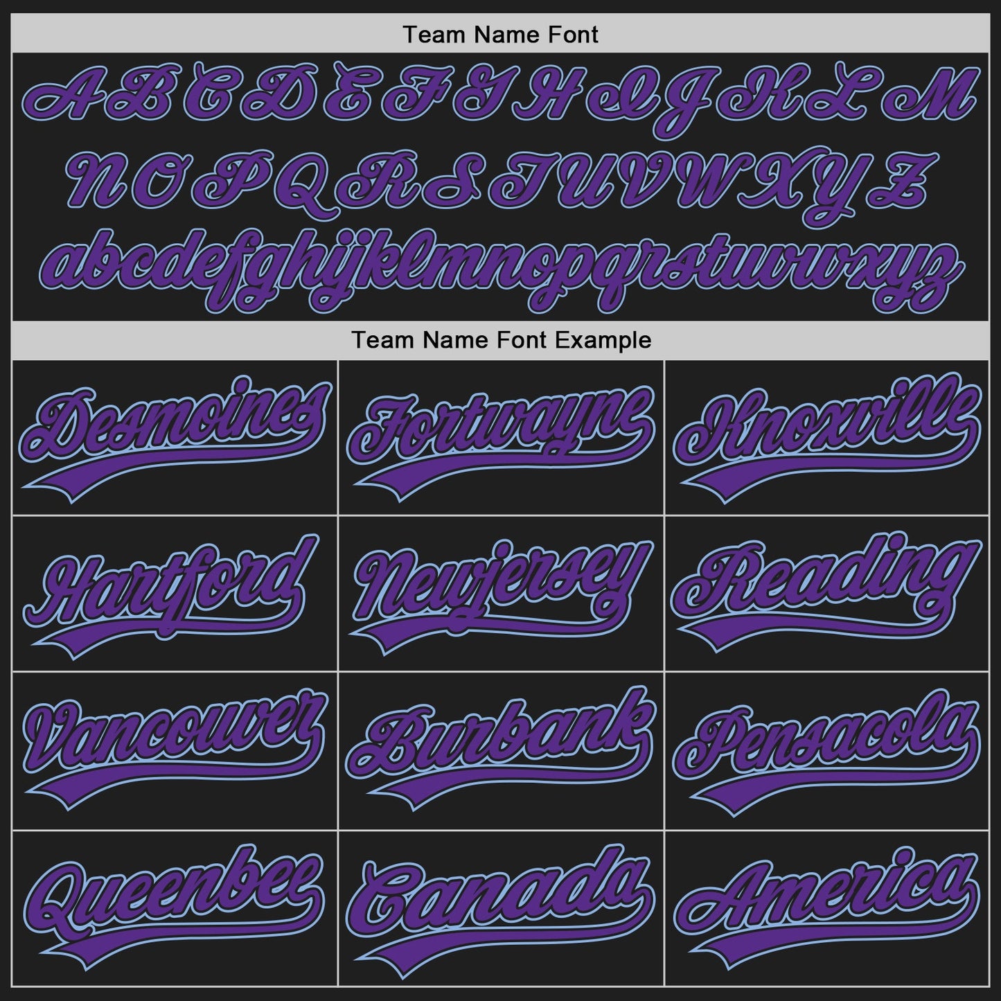 Custom Black Purpe-Light Blue Authentic Baseball Jersey view 4